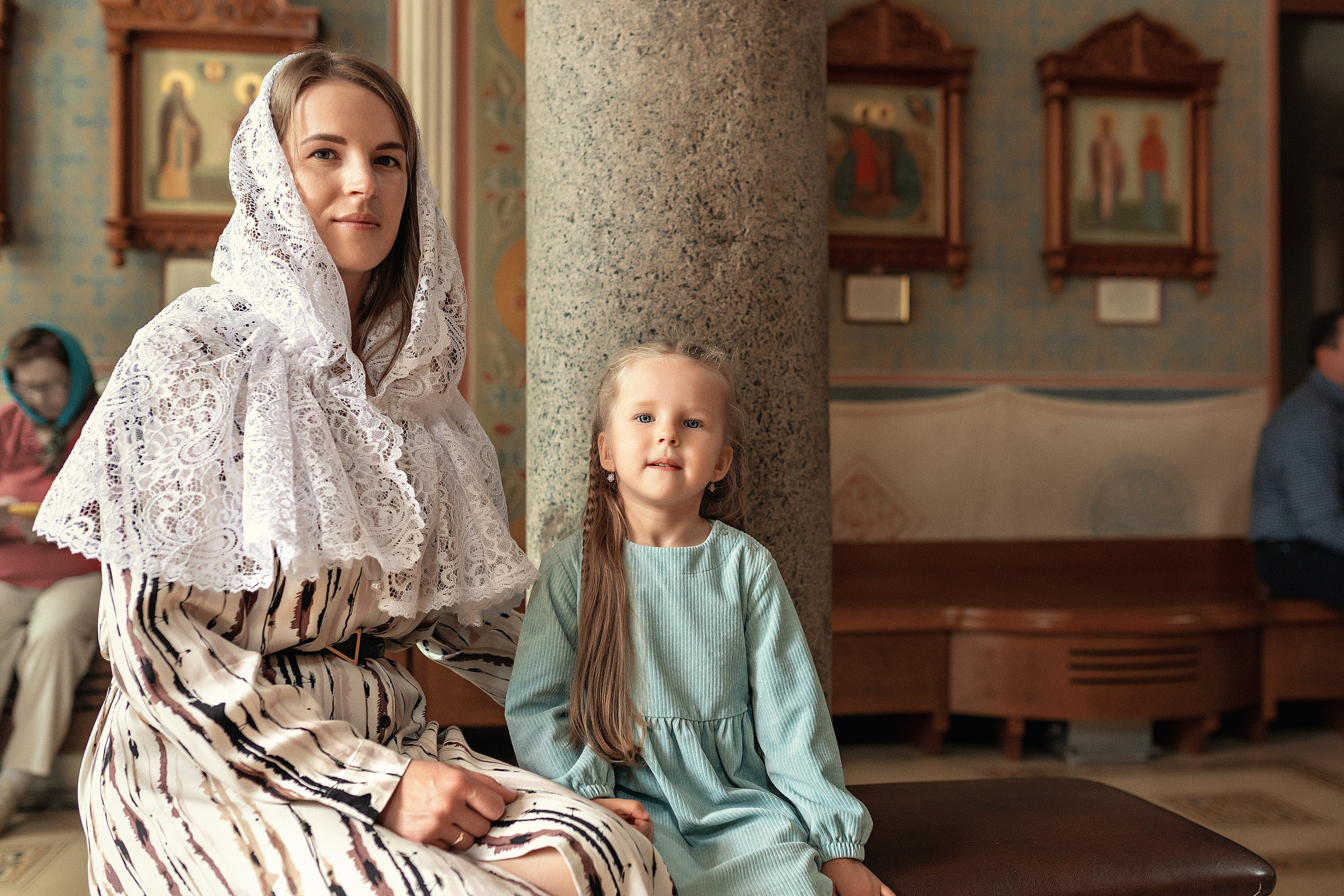 Крещение Анны. ТОП Фотограф на Крещение и Венчание Железногорск Алексей Мещеряков