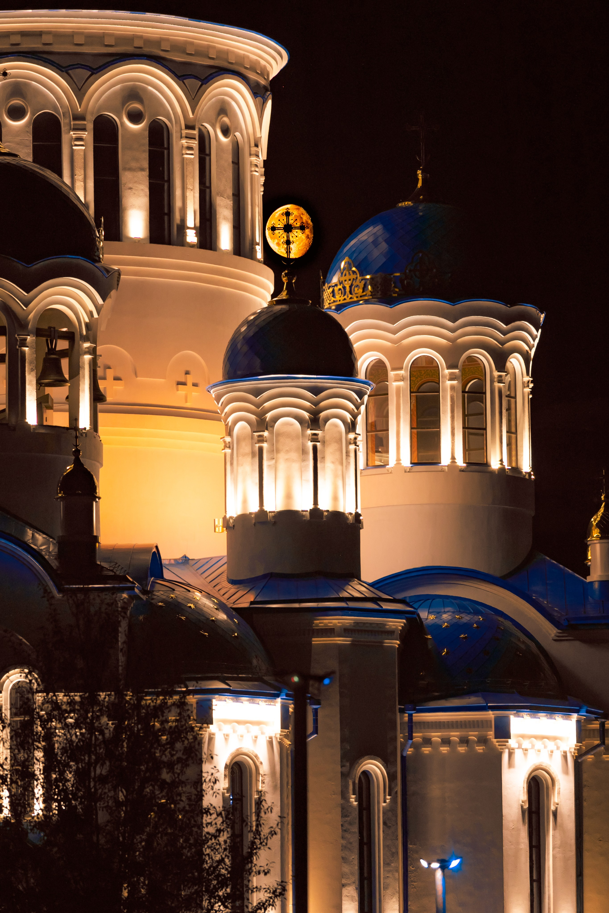 Город в ночи. Фотограф Елена Вишневская (Ушакова) Нефтеюганск, Сургут, Тюмень