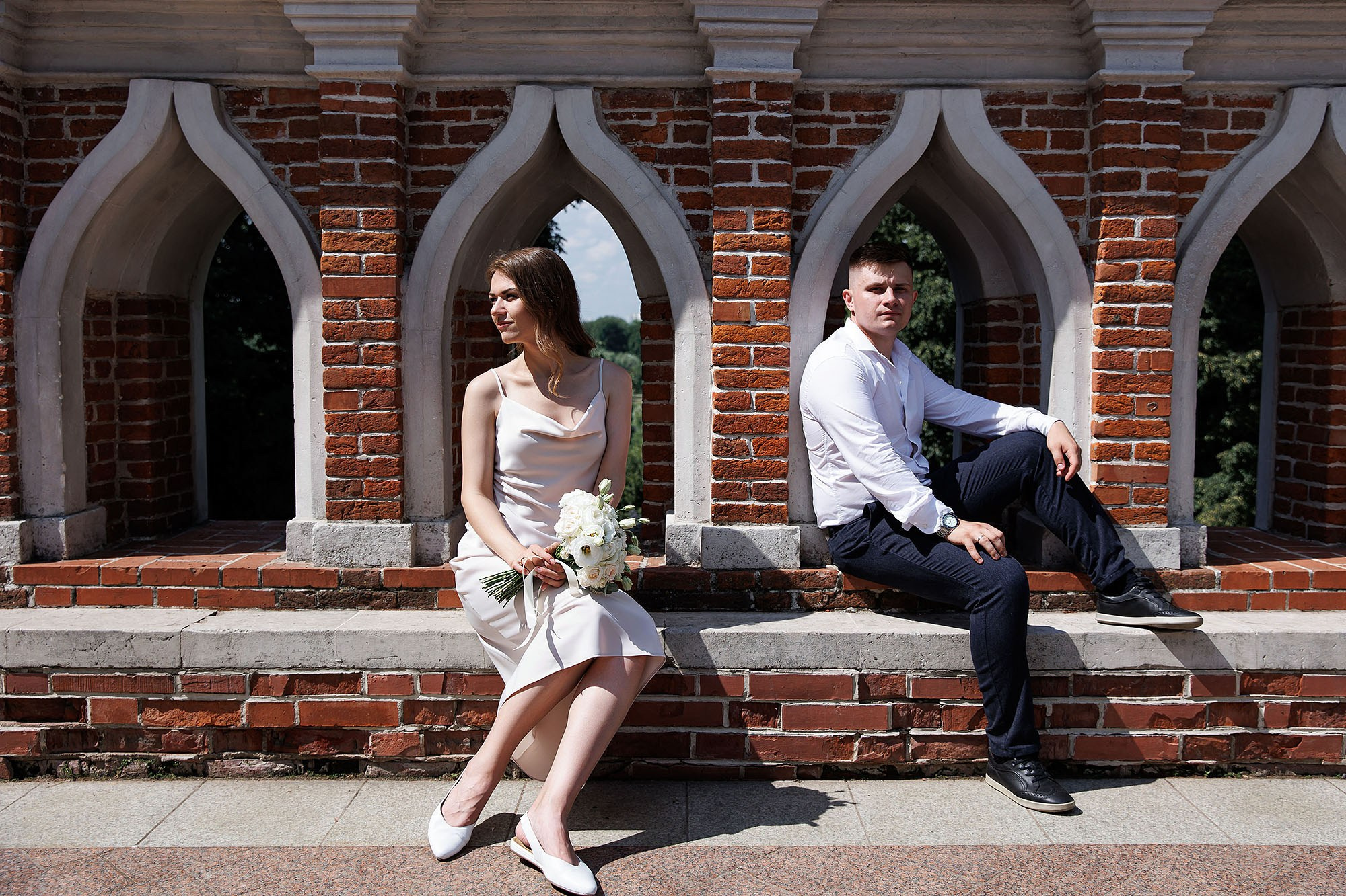 Прогулка, фотосессия жениха и невесты. Свадебная съемка. Фотограф в Москве Валерий Боцман