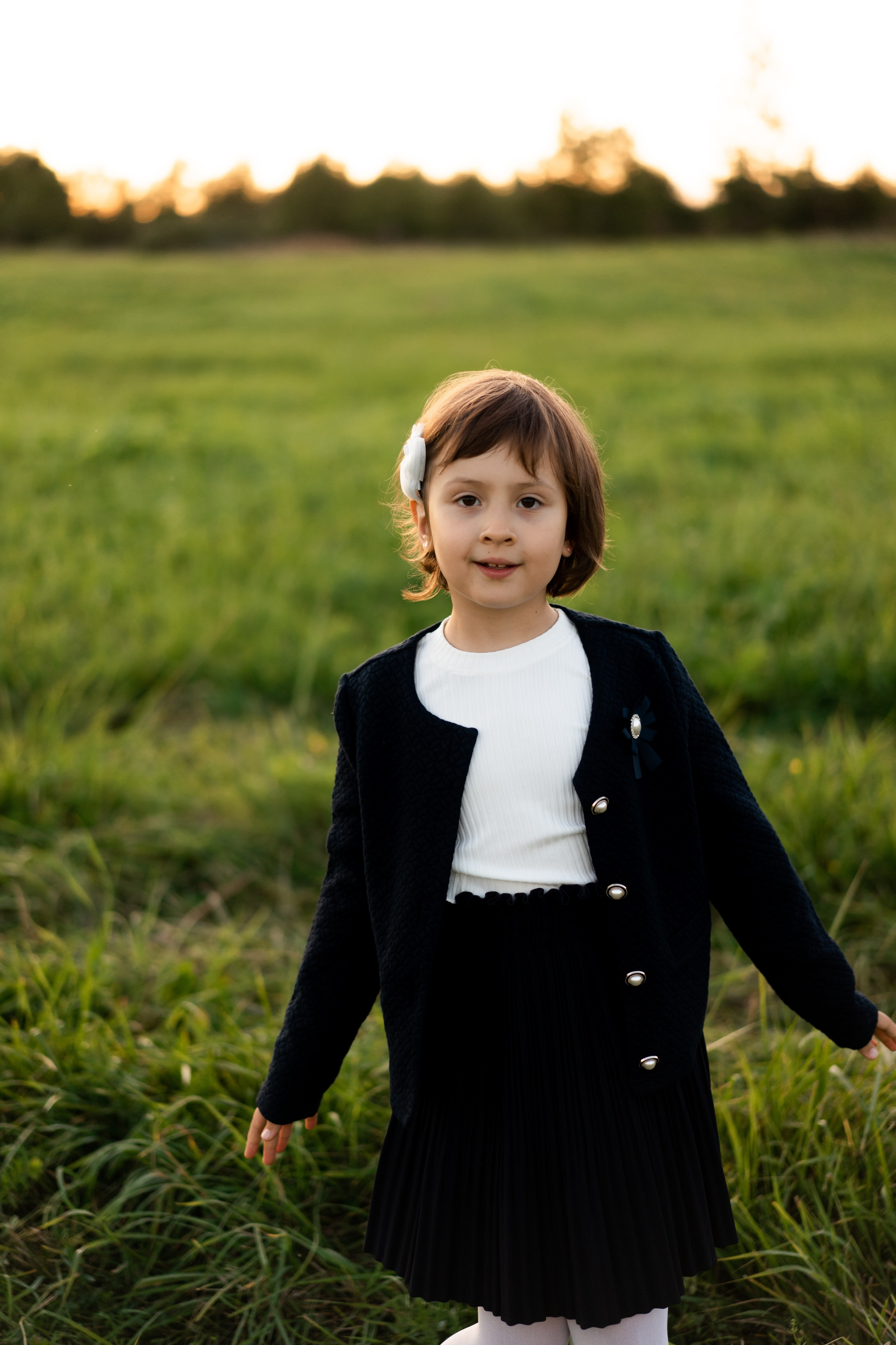 Майя. Первый раз в 1 класс. Семейный и детский фотограф в Санкт-Петербурге Дарина Герчиу
