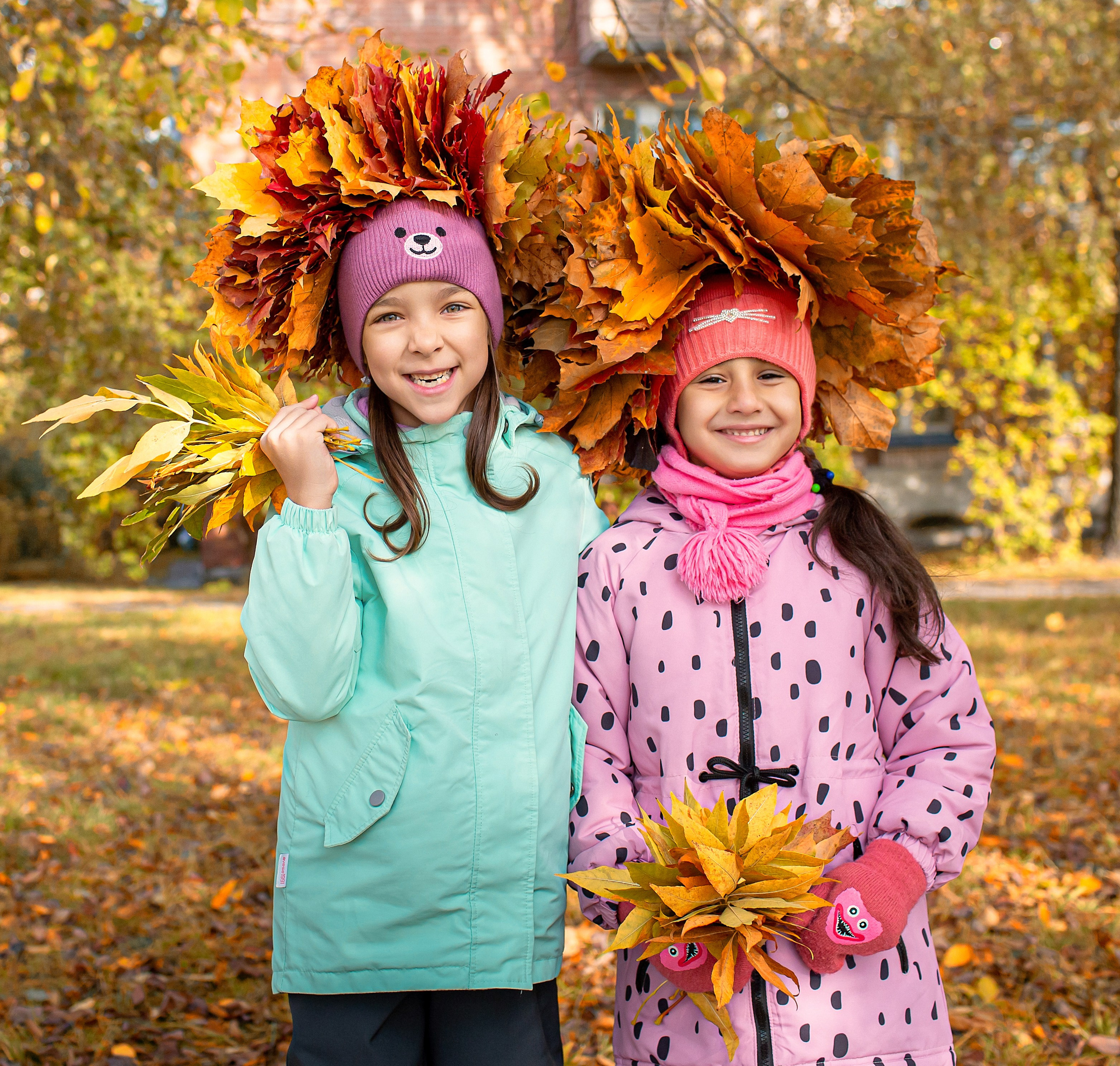 Осень в детском саду. Свадебный, семейный, детский фотограф в Санкт-Петербурге