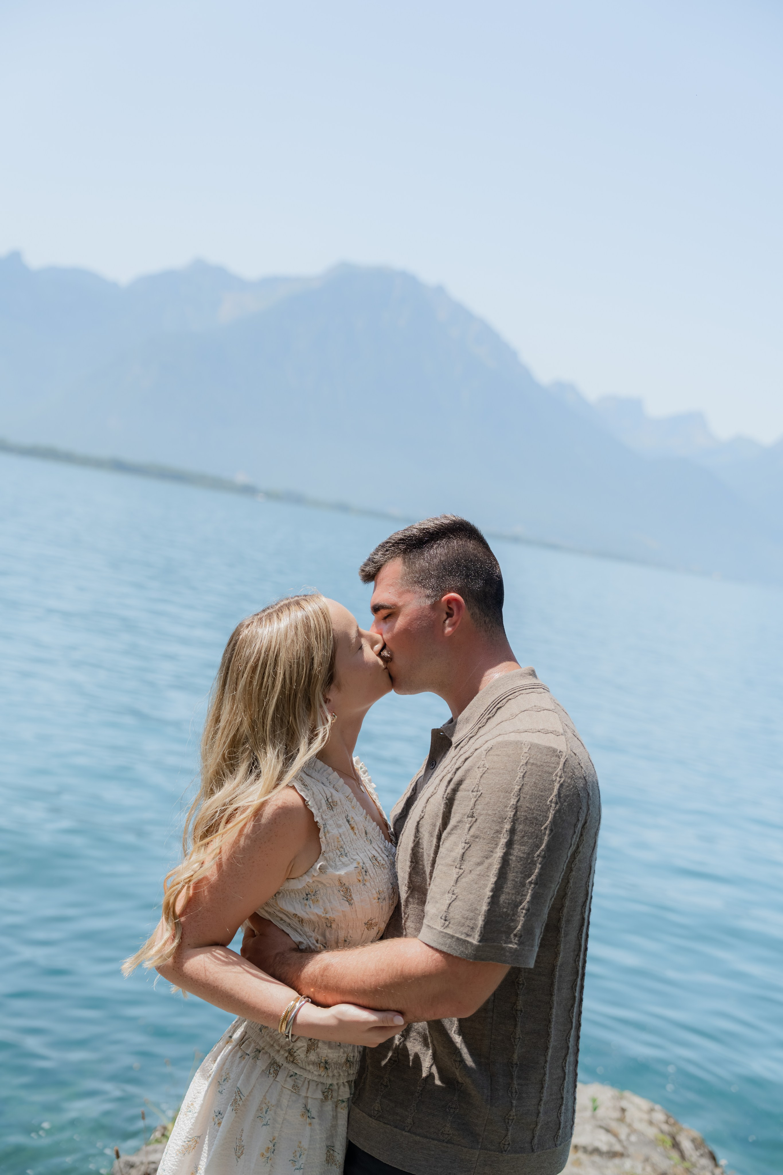 Brooklyn & Dakota | Proposal Montreux. Профессиональный свадебный фотограф в Женеве и Швейцарии | Таня Вовчецкая