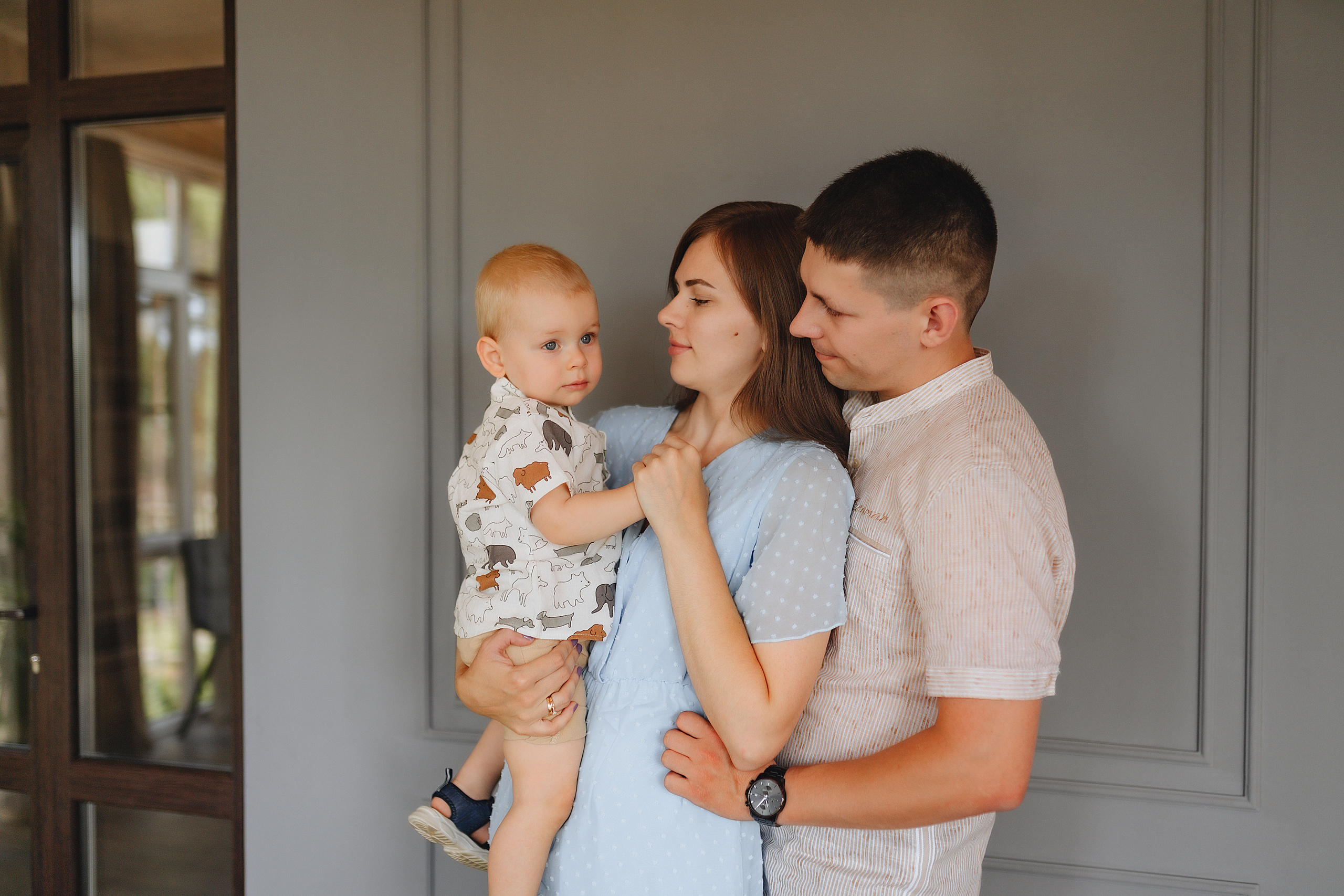 Семья Кобзевых | Отель Панорама. Фотограф Карина Шмулёва. Воронеж и область