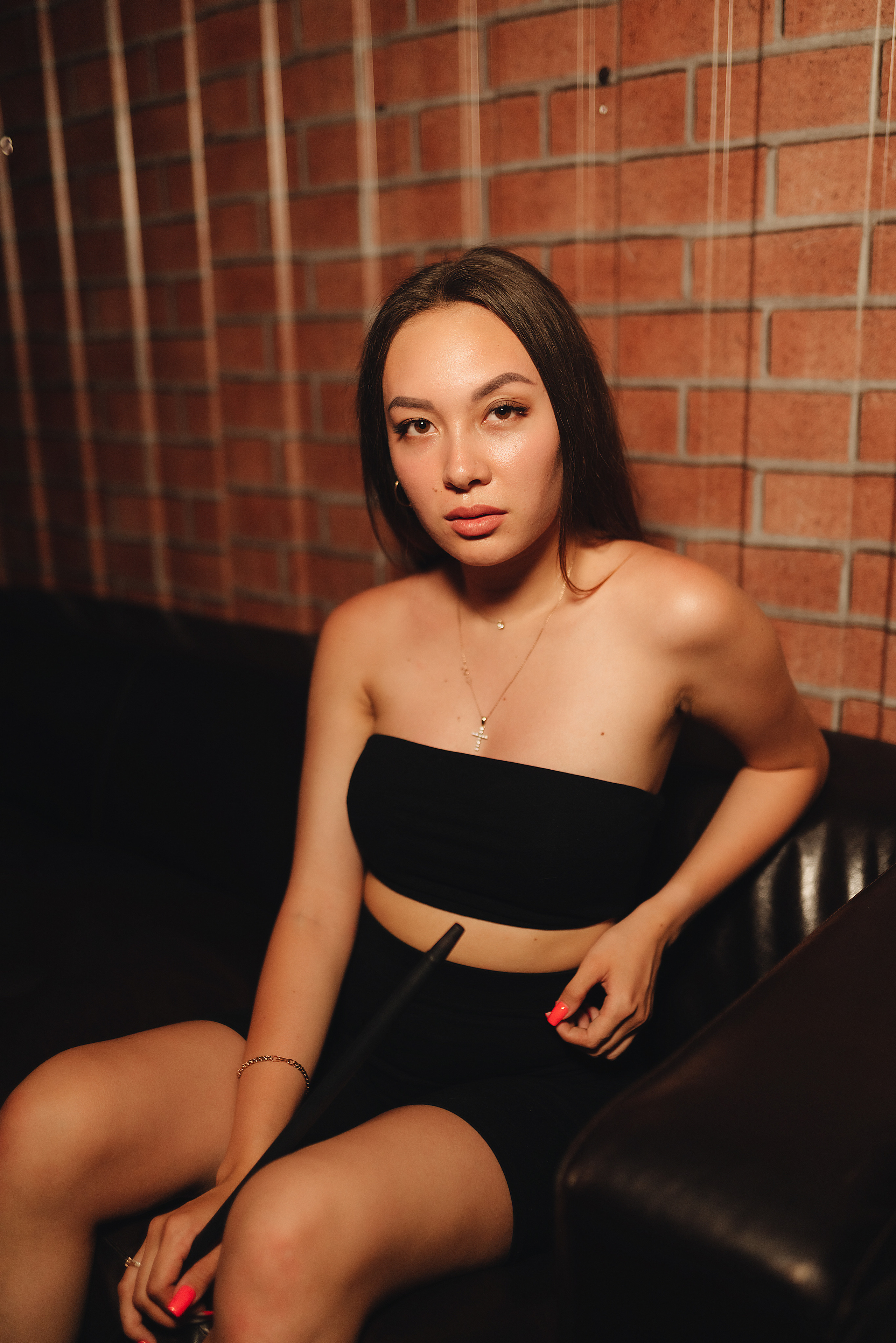 Ольга | Фотосессия с кальяном в летнем кафе. Фотограф Карина Шмулёва. Воронеж и область