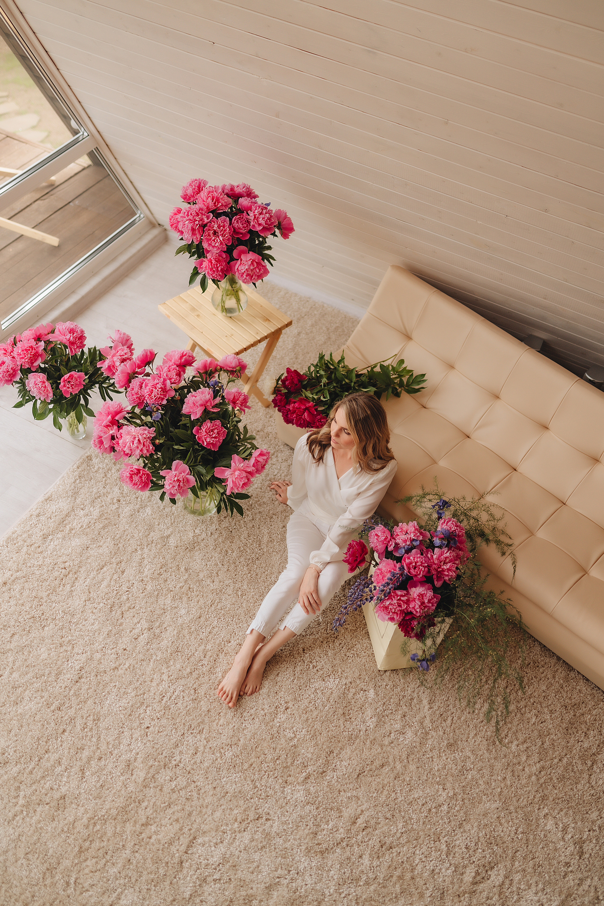 Кристина |Фотопроект с пионами. Фотограф Карина Шмулёва. Воронеж и область