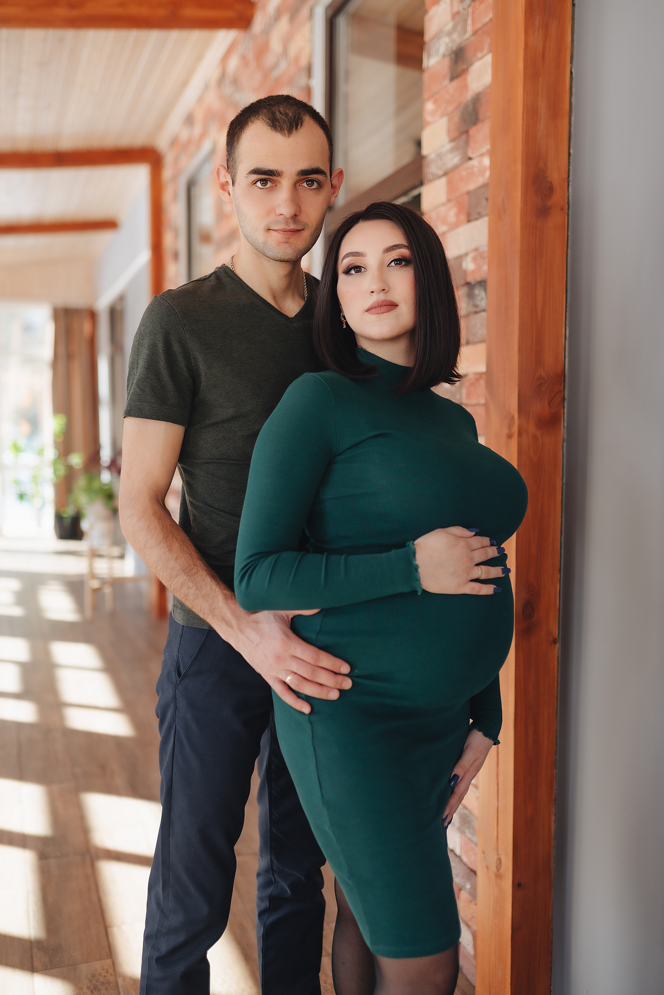Анна и Павел | Съёмка беременности в отеле Панорама. Фотограф Карина Шмулёва. Воронеж и область