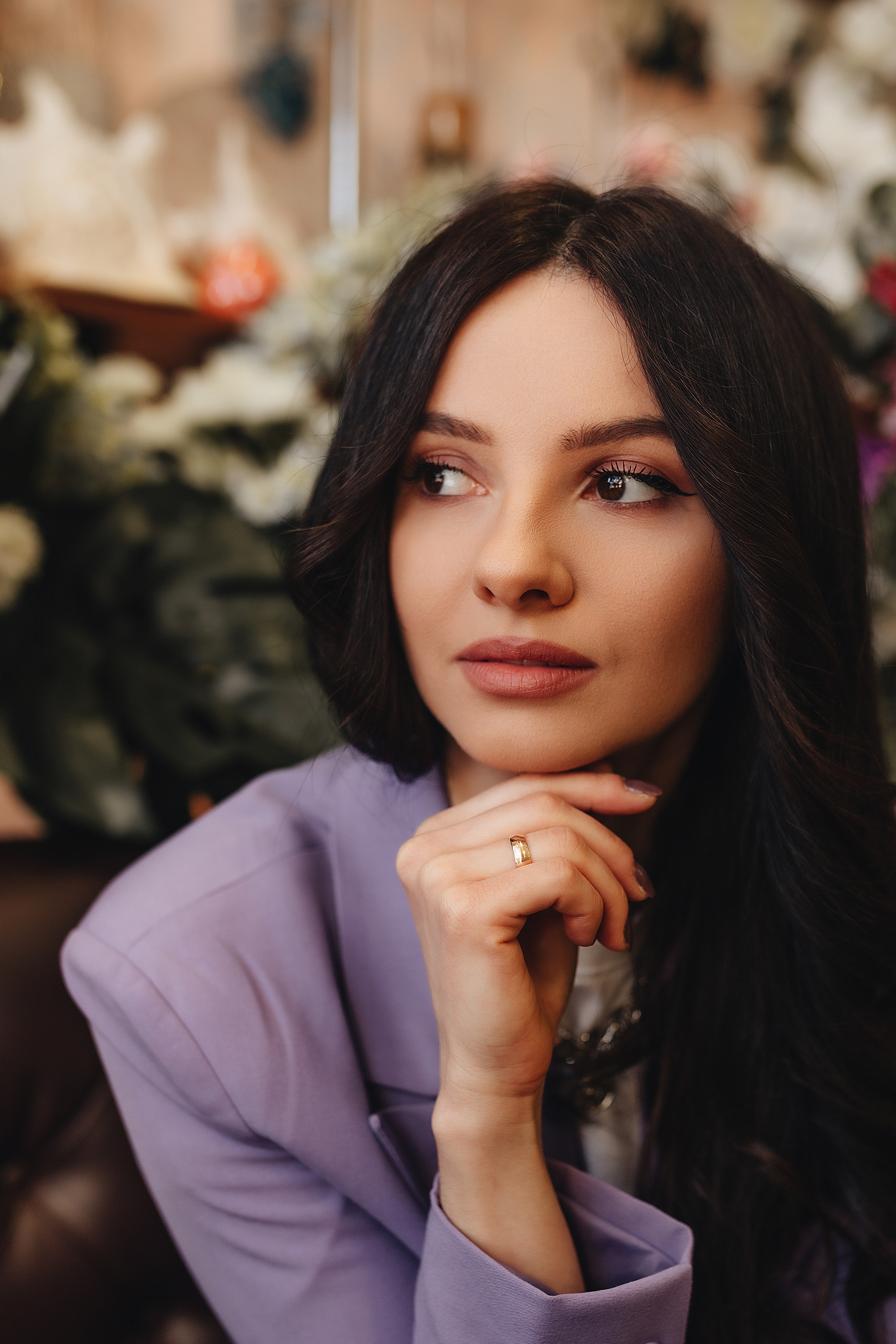 Татьяна | Съемка в цветочном магазине + прогулка. Фотограф Карина Шмулёва. Воронеж и область