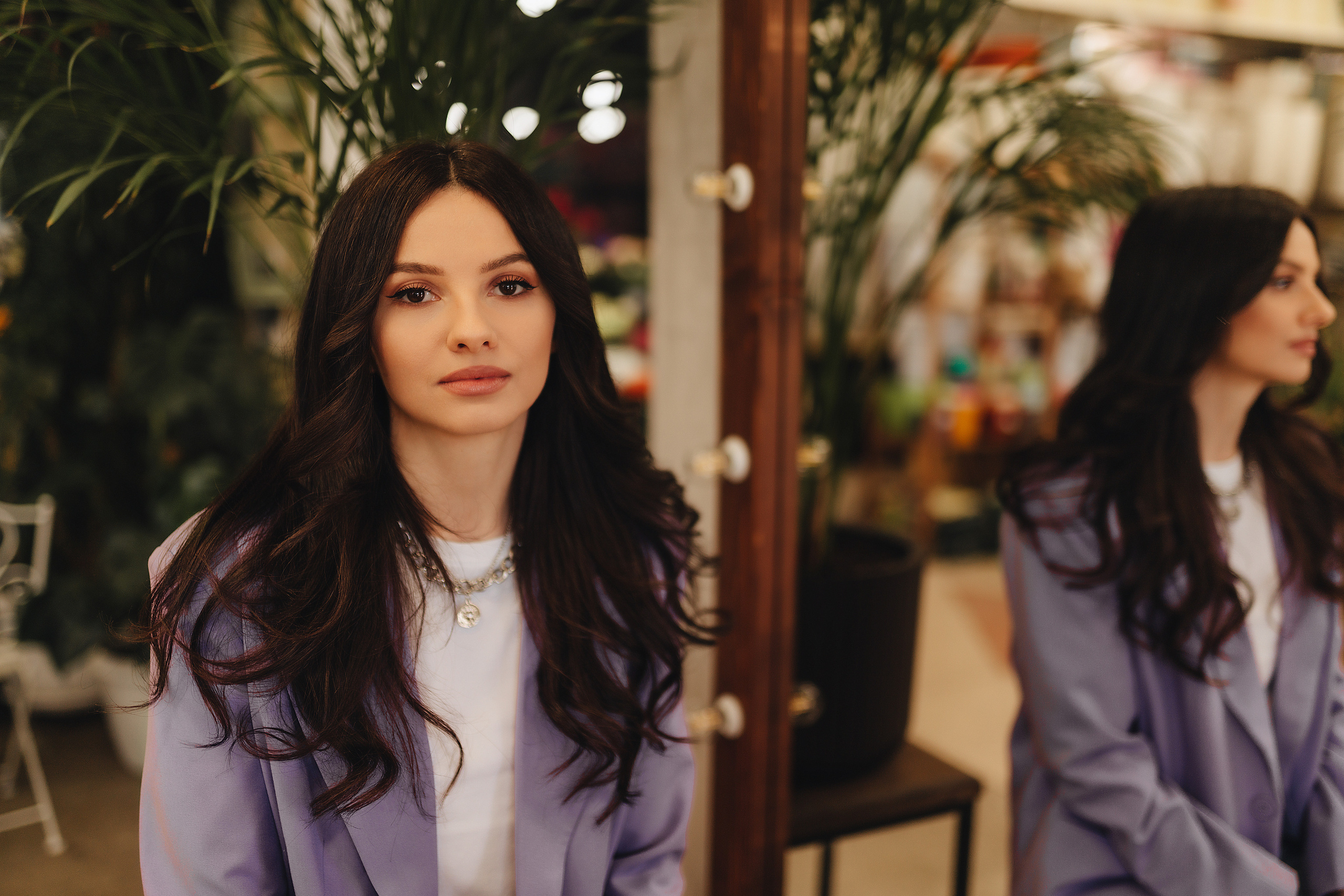 Татьяна | Съемка в цветочном магазине + прогулка. Фотограф Карина Шмулёва. Воронеж и область