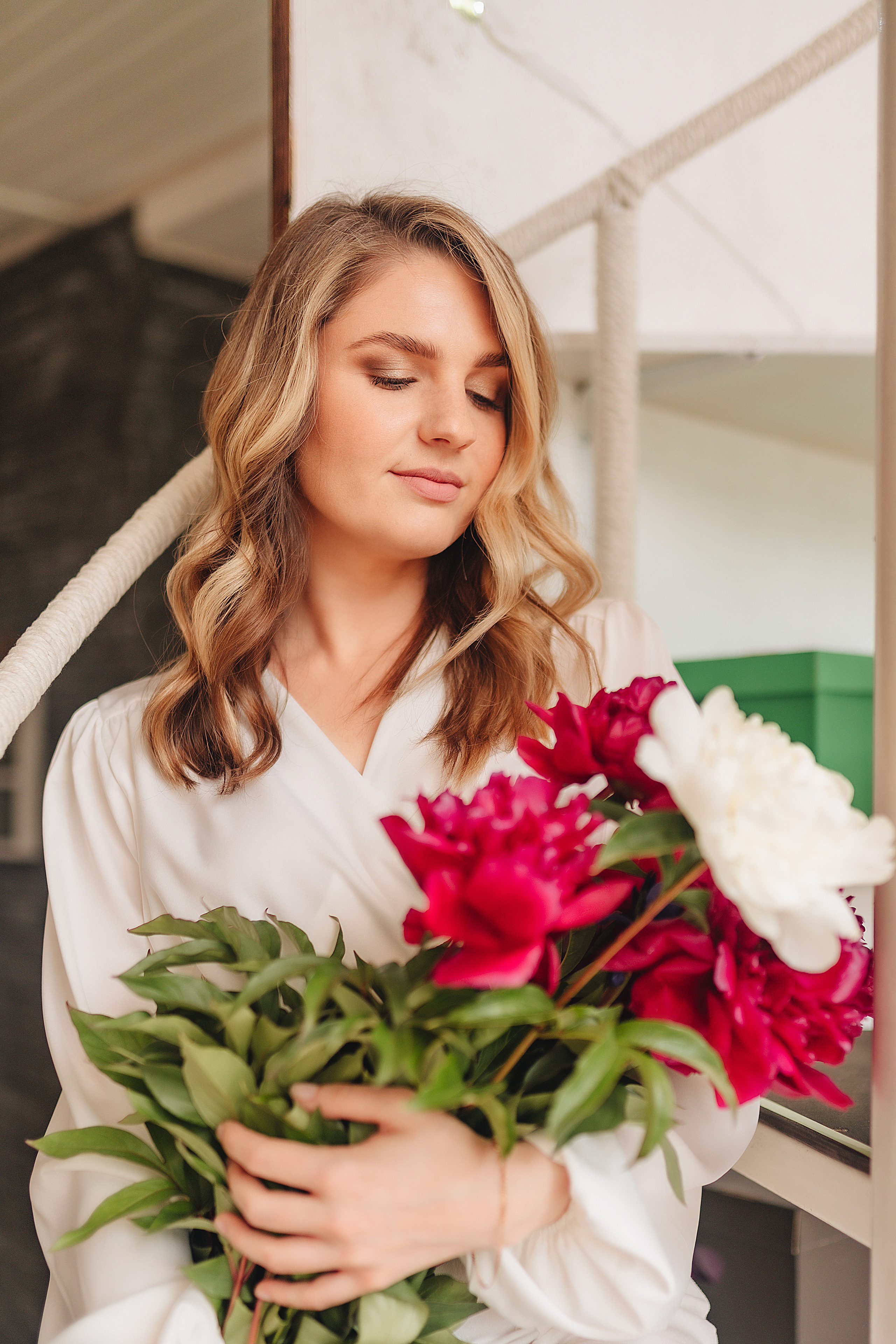 Кристина |Фотопроект с пионами. Фотограф Карина Шмулёва. Воронеж и область