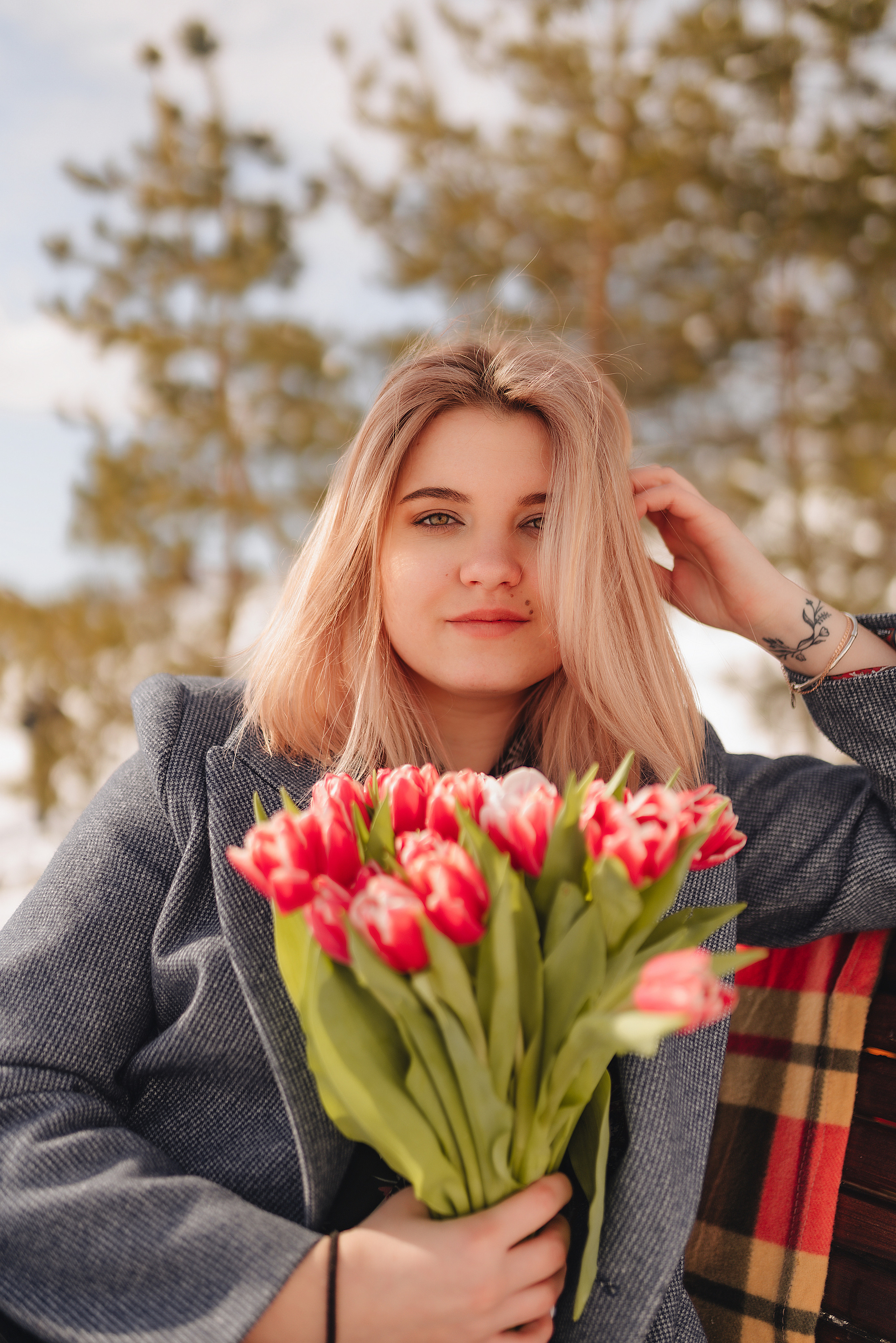 Наталья | Прогулка с тюльпанами. Фотограф Карина Шмулёва. Воронеж и область