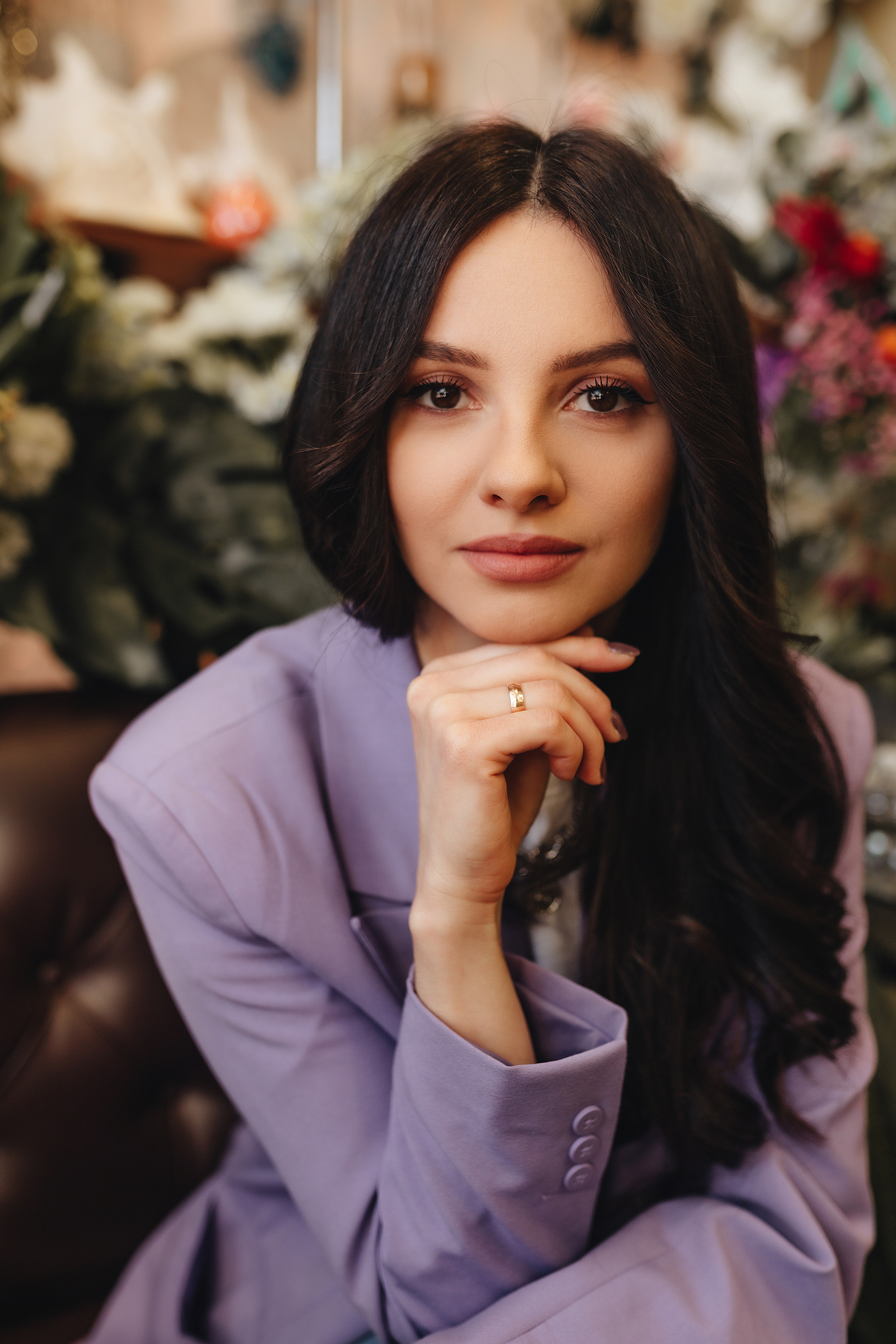 Татьяна | Съемка в цветочном магазине + прогулка. Фотограф Карина Шмулёва. Воронеж и область