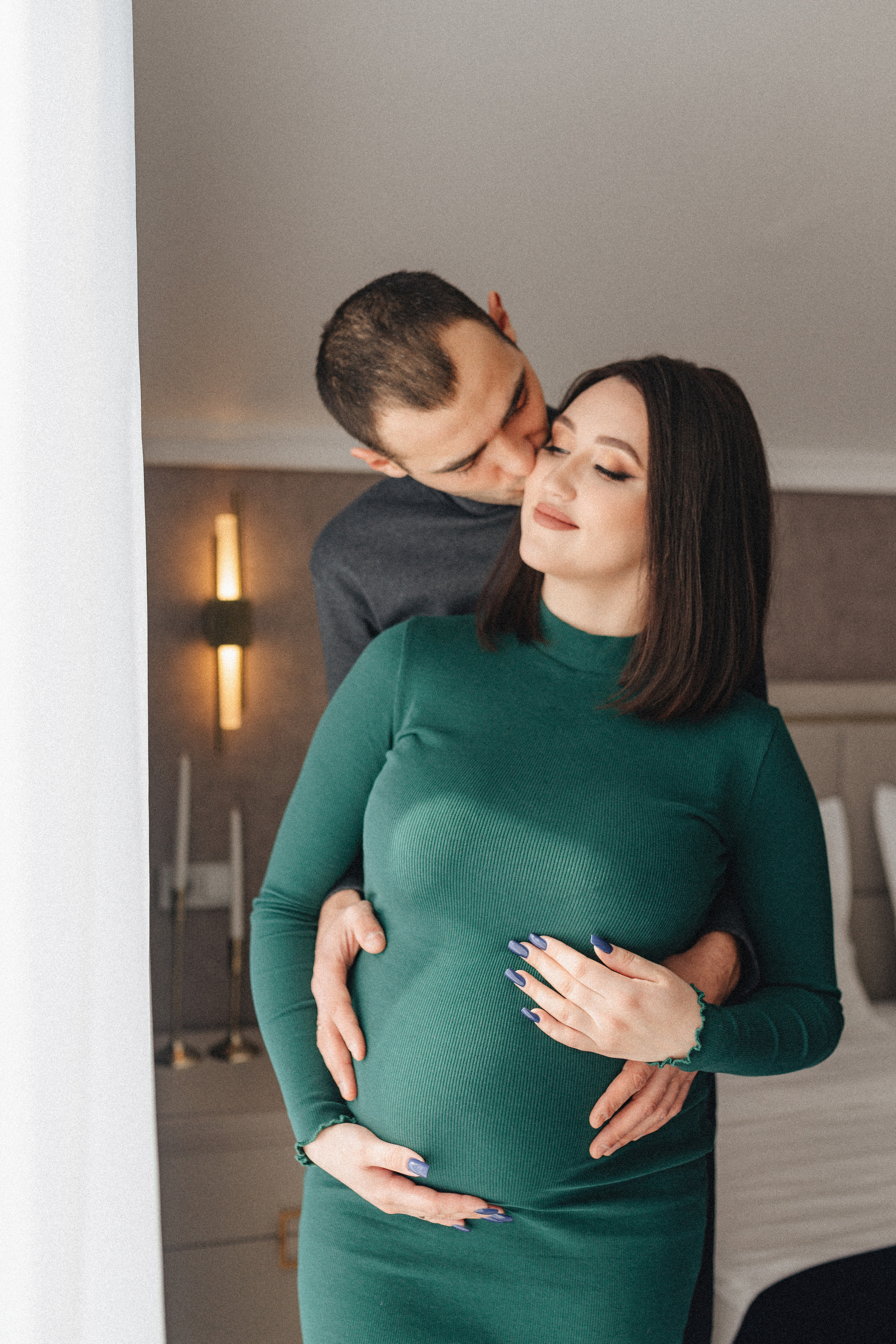 Анна и Павел | Съёмка беременности в отеле Панорама. Фотограф Карина Шмулёва. Воронеж и область