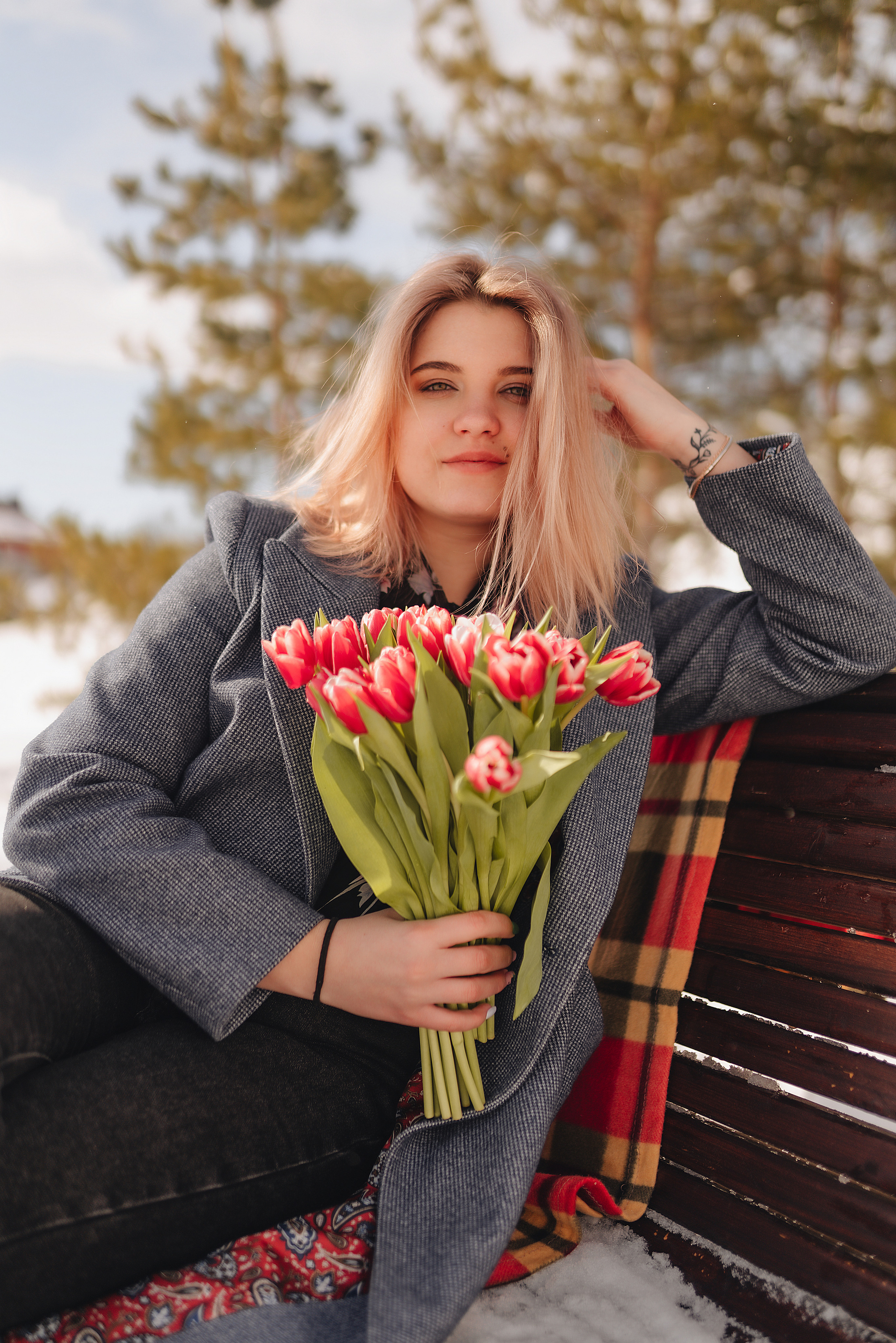 Наталья | Прогулка с тюльпанами. Фотограф Карина Шмулёва. Воронеж и область