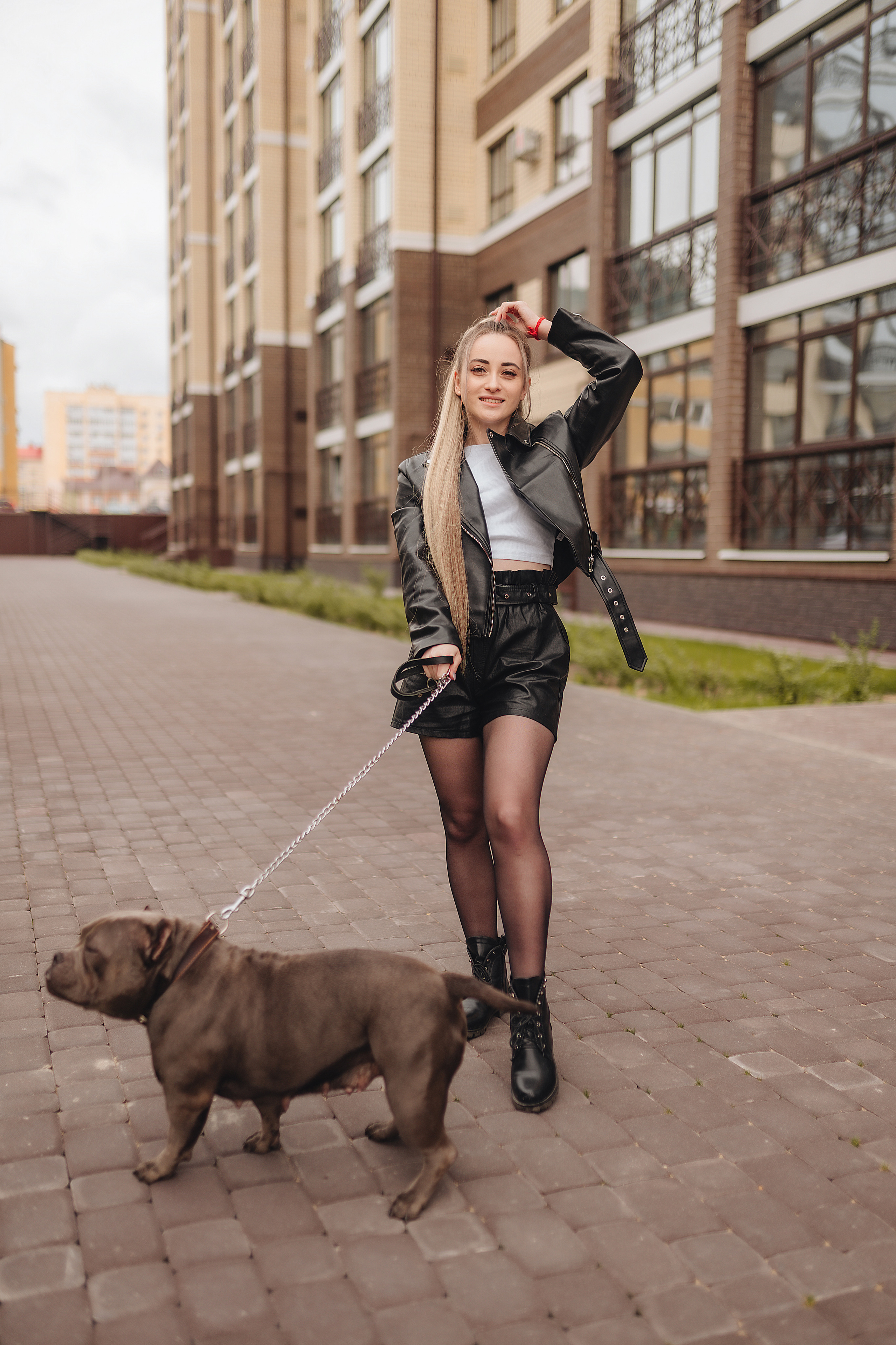 Алёна | Фотосессия с собаками. Фотограф Карина Шмулёва. Воронеж и область