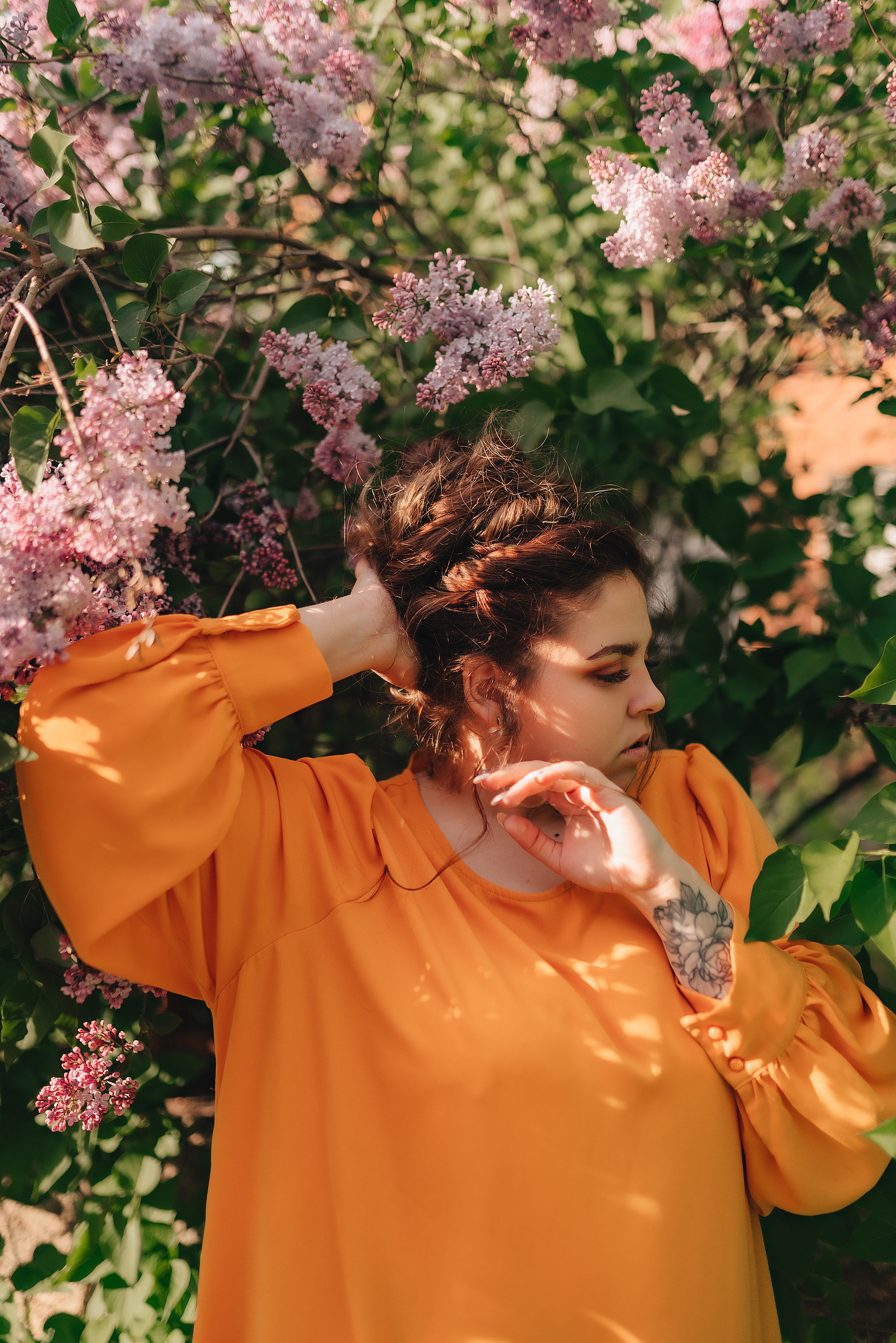 Надежда | Съёмка в сирени. Фотограф Карина Шмулёва. Воронеж и область