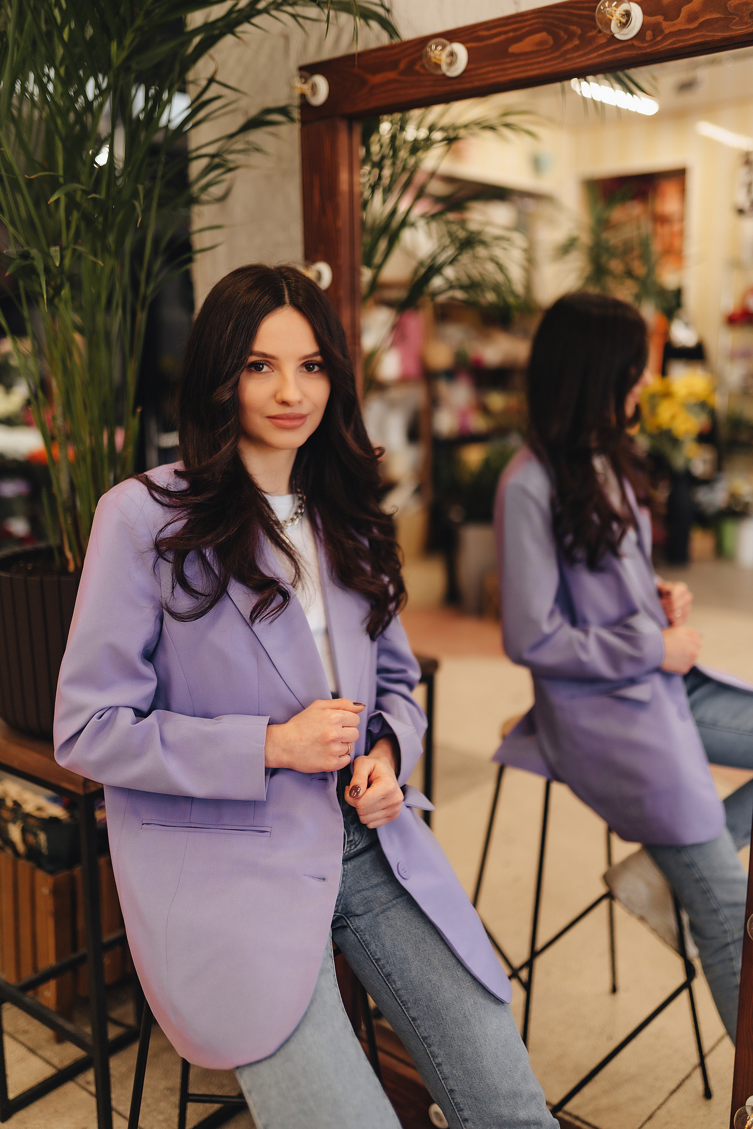 Татьяна | Съемка в цветочном магазине + прогулка. Фотограф Карина Шмулёва. Воронеж и область