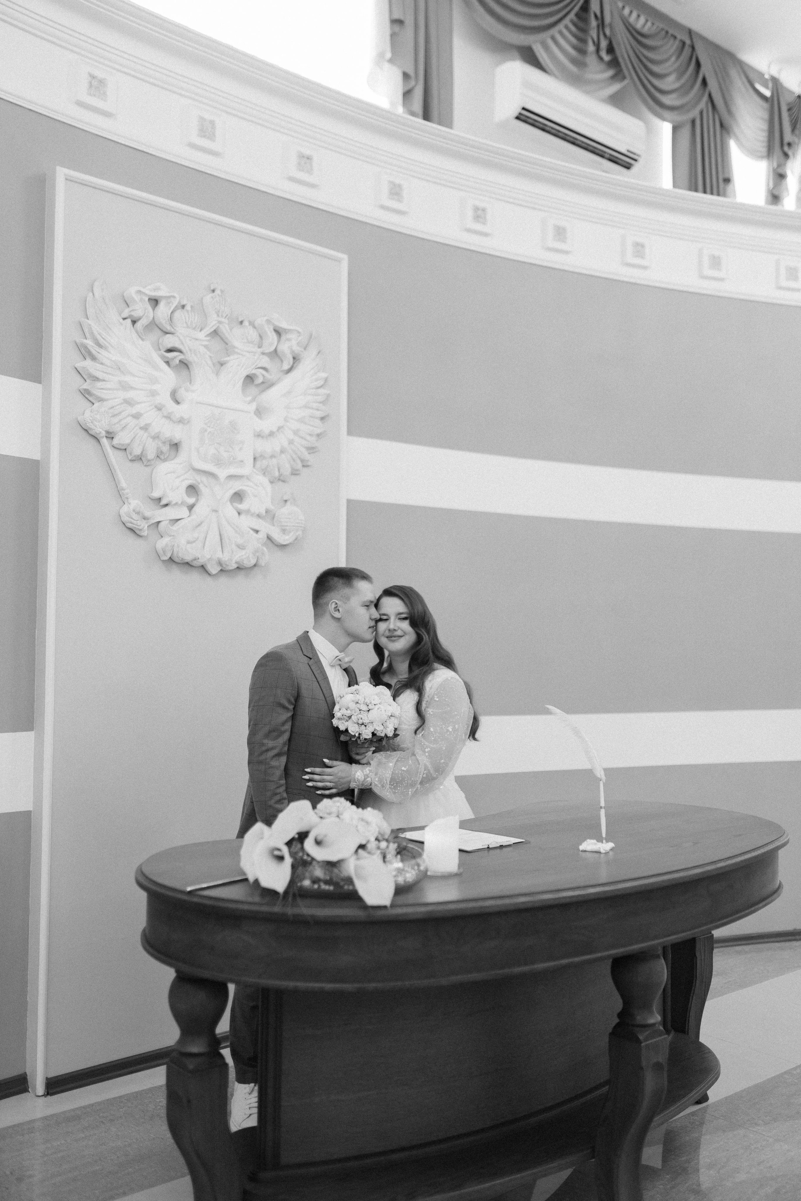 Часовая съёмка в ЗАГСе. Фотограф Карина Шмулёва. Воронеж и область