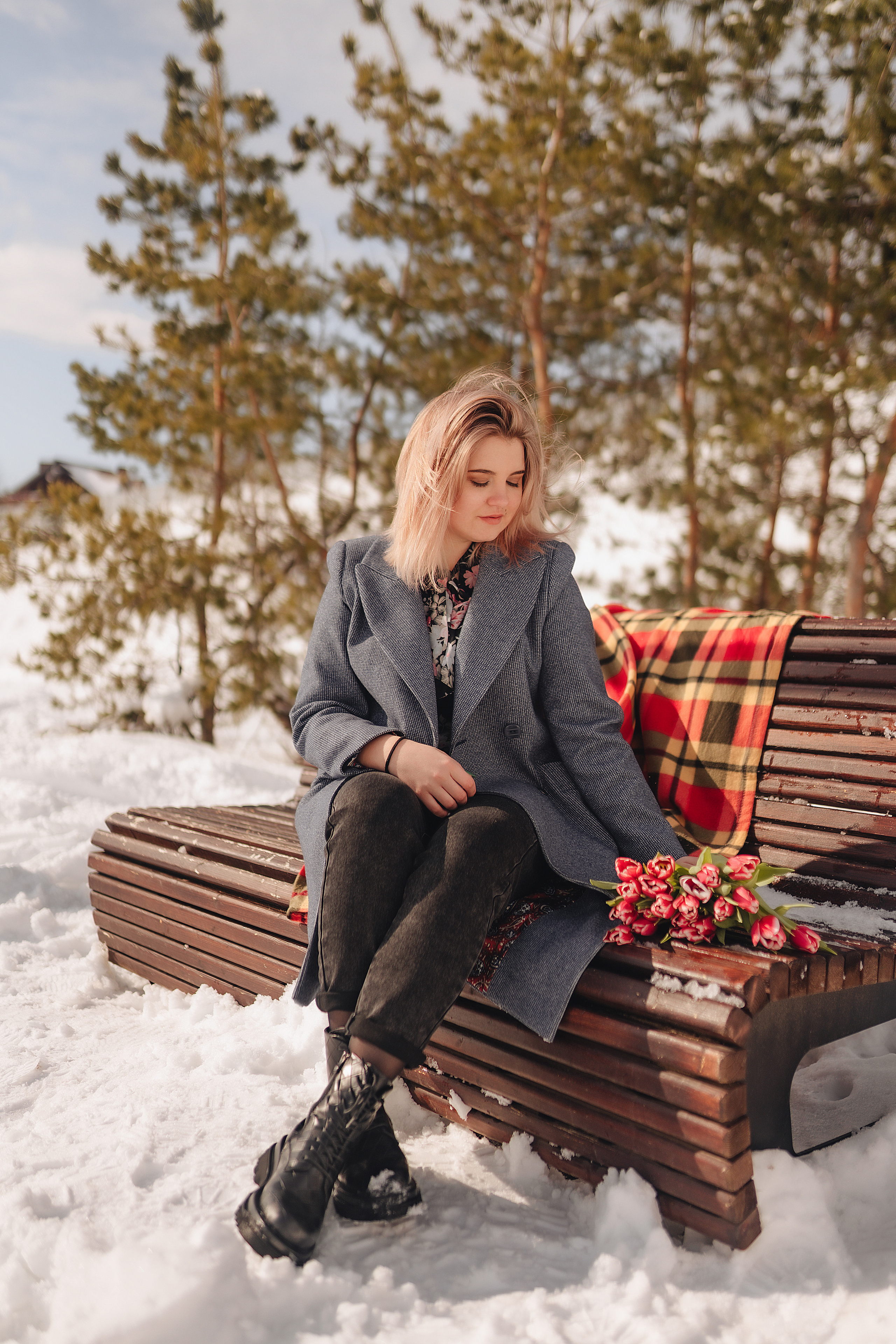 Наталья | Прогулка с тюльпанами. Фотограф Карина Шмулёва. Воронеж и область