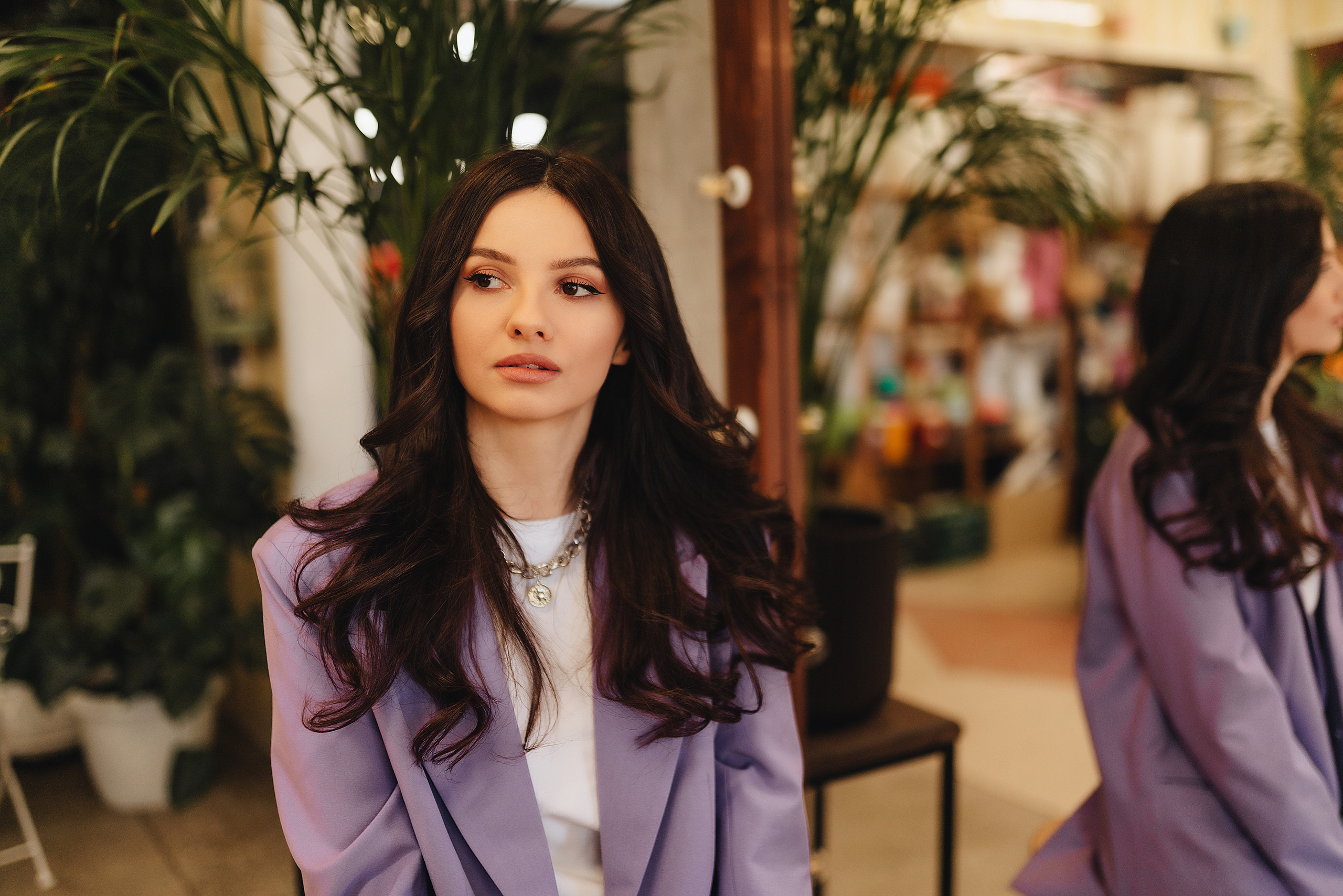 Татьяна | Съемка в цветочном магазине + прогулка. Фотограф Карина Шмулёва. Воронеж и область