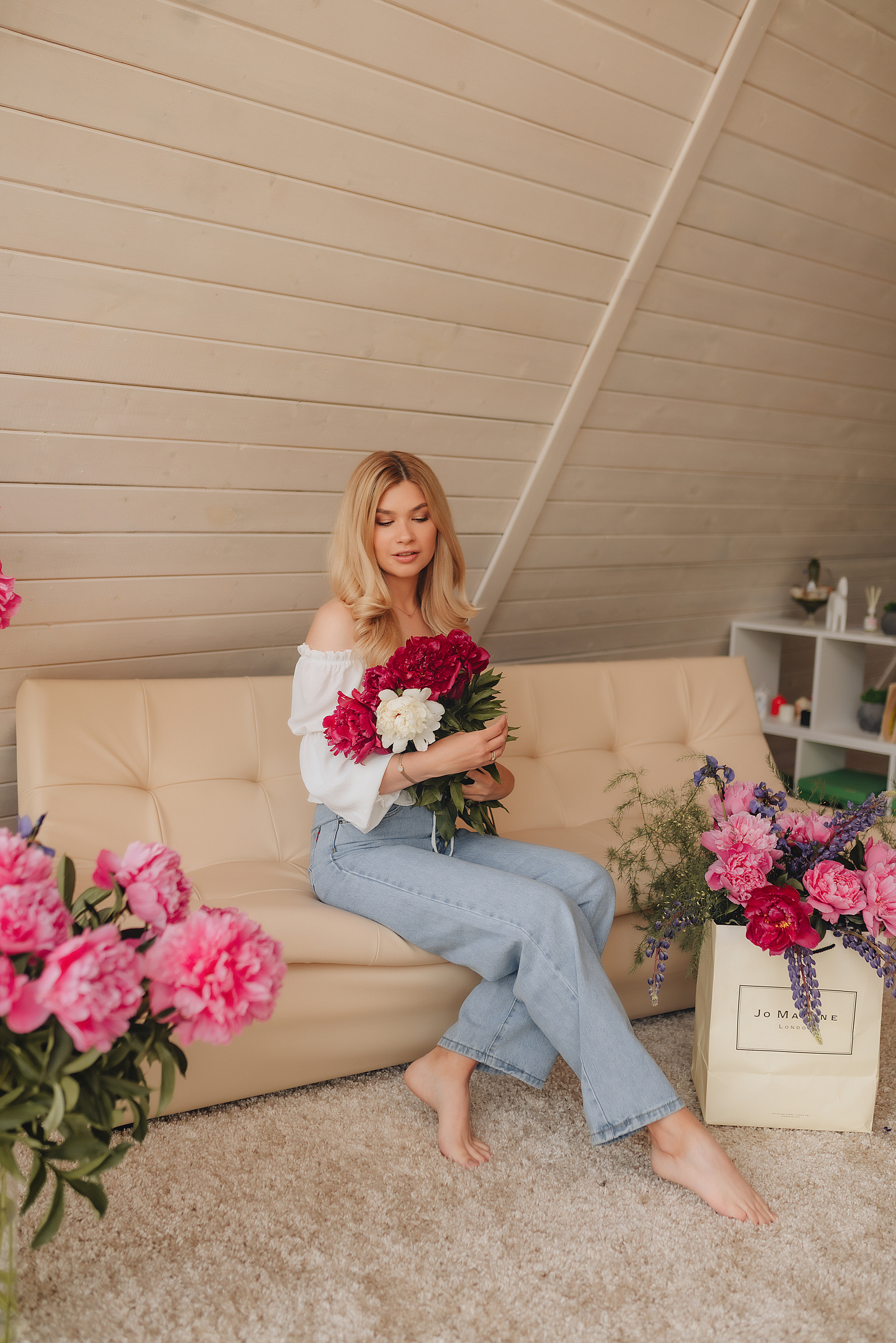 Алина | Фотодень с пионами. Фотограф Карина Шмулёва. Воронеж и область