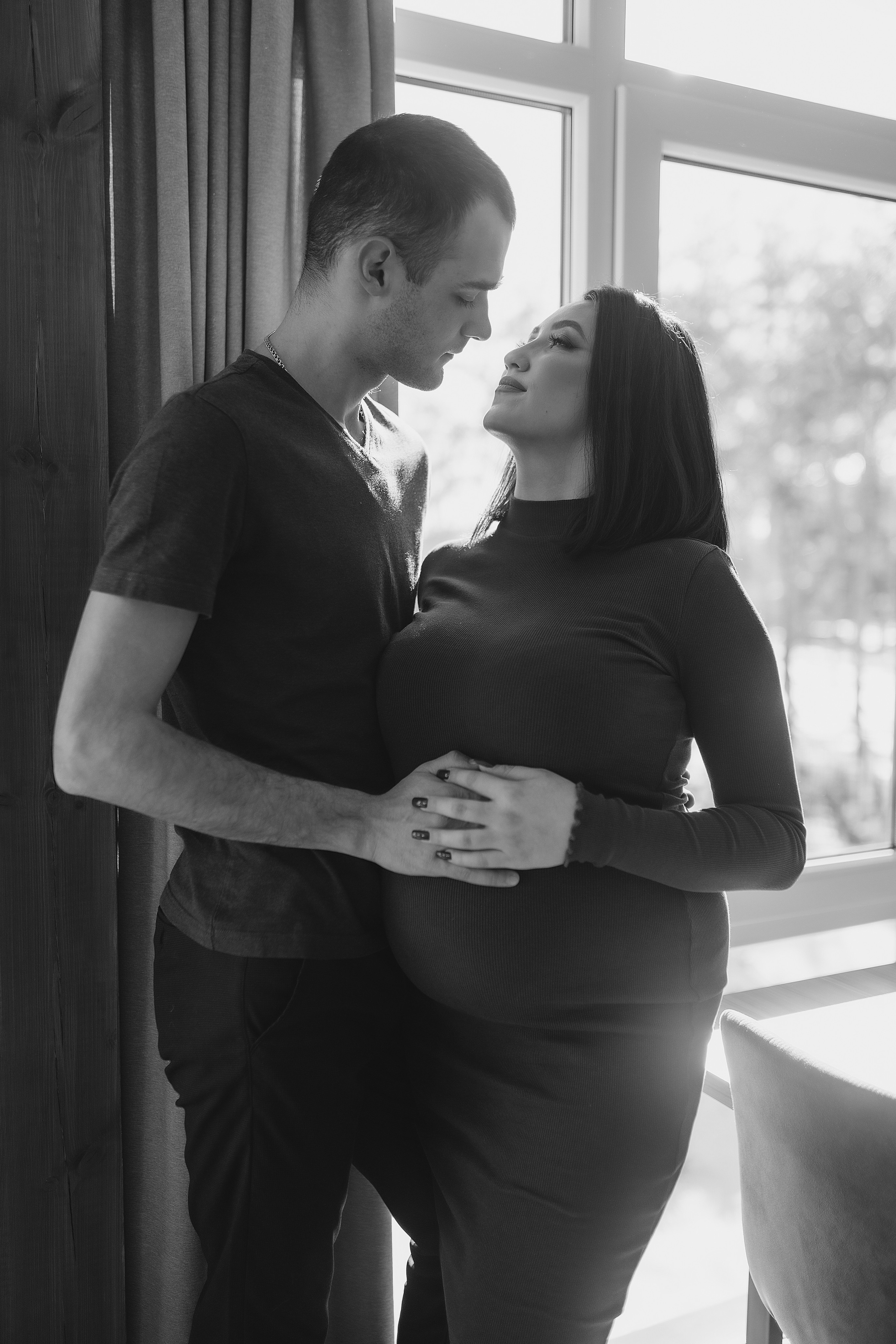 Анна и Павел | Съёмка беременности в отеле Панорама. Фотограф Карина Шмулёва. Воронеж и область