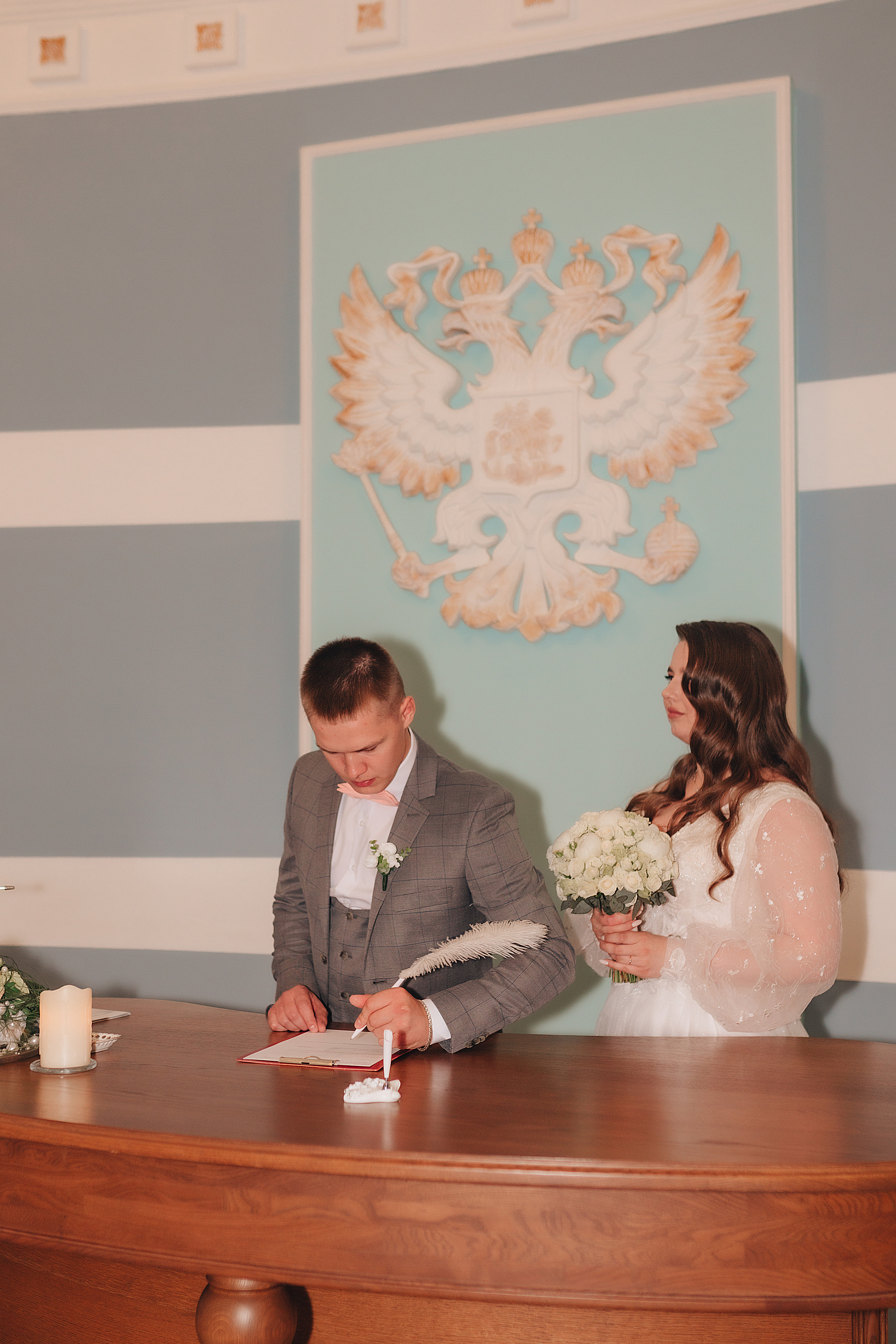 Часовая съёмка в ЗАГСе. Фотограф Карина Шмулёва. Воронеж и область