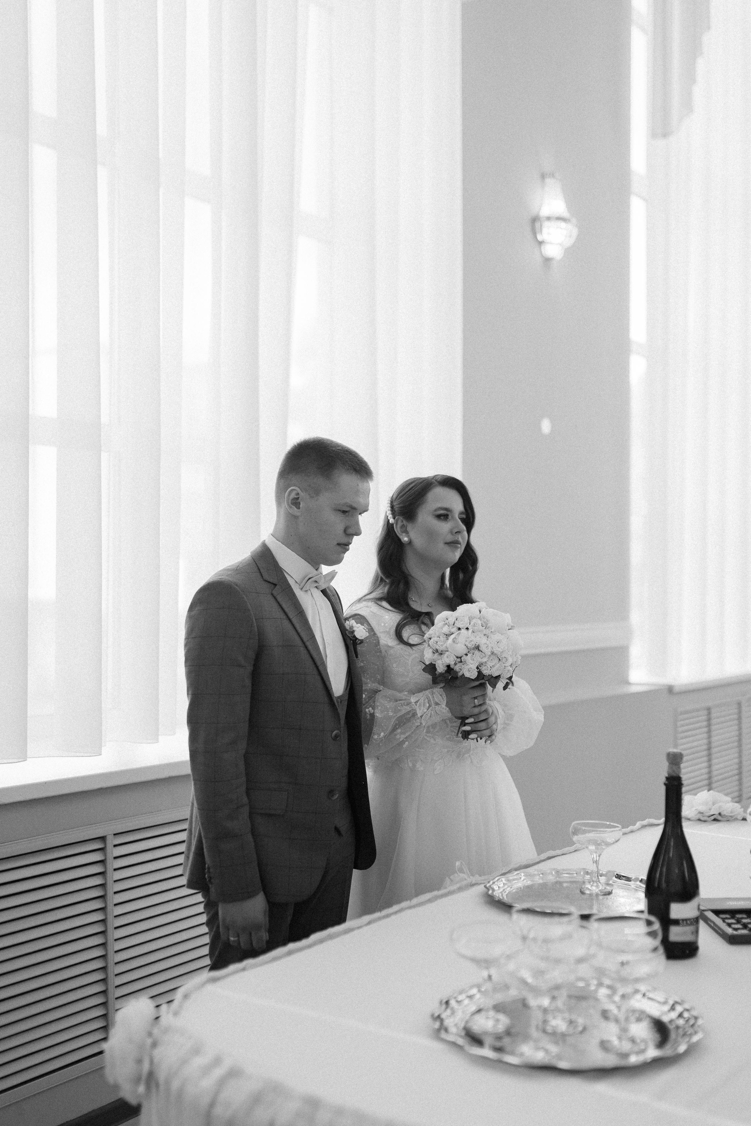 Часовая съёмка в ЗАГСе. Фотограф Карина Шмулёва. Воронеж и область