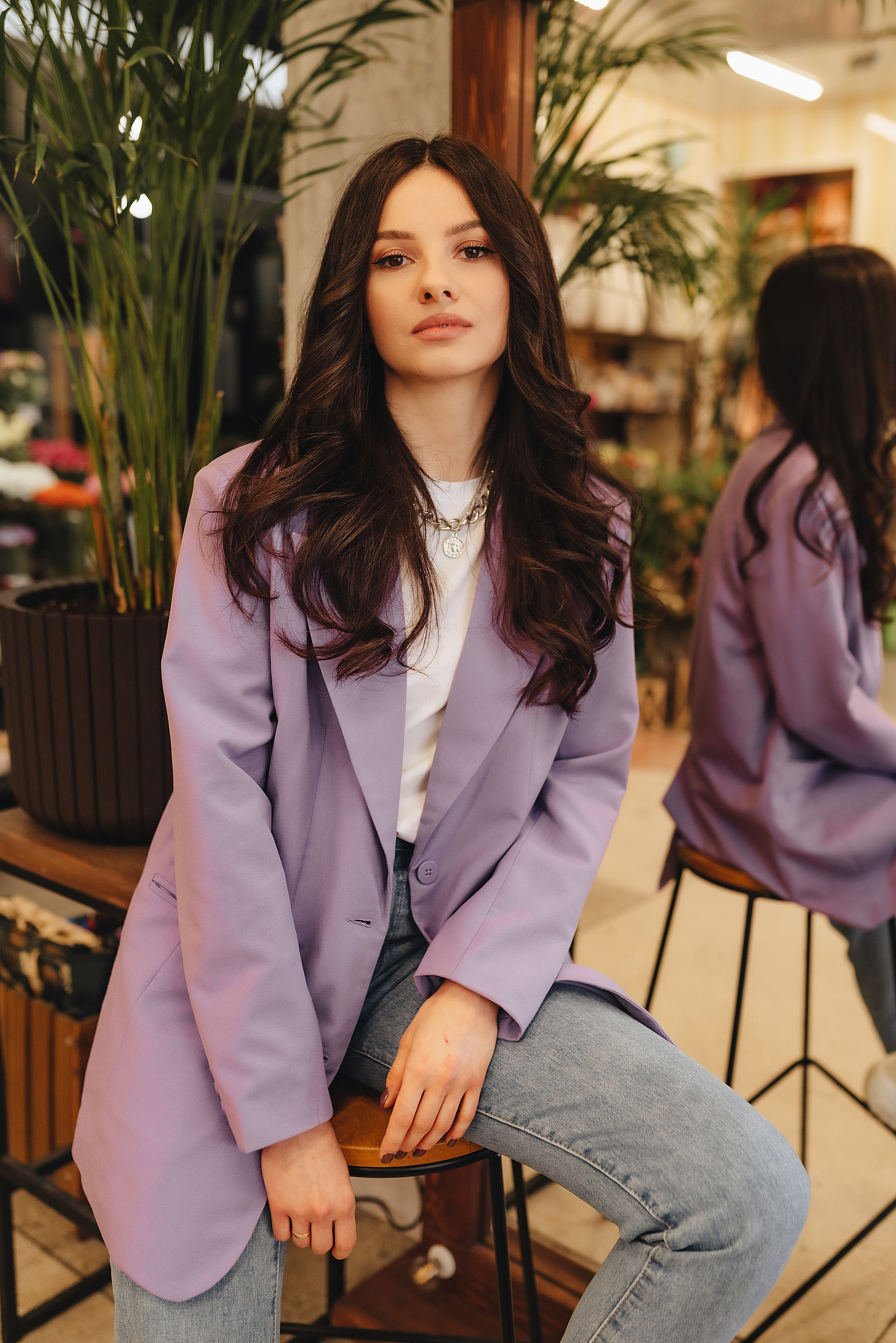 Татьяна | Съемка в цветочном магазине + прогулка. Фотограф Карина Шмулёва. Воронеж и область