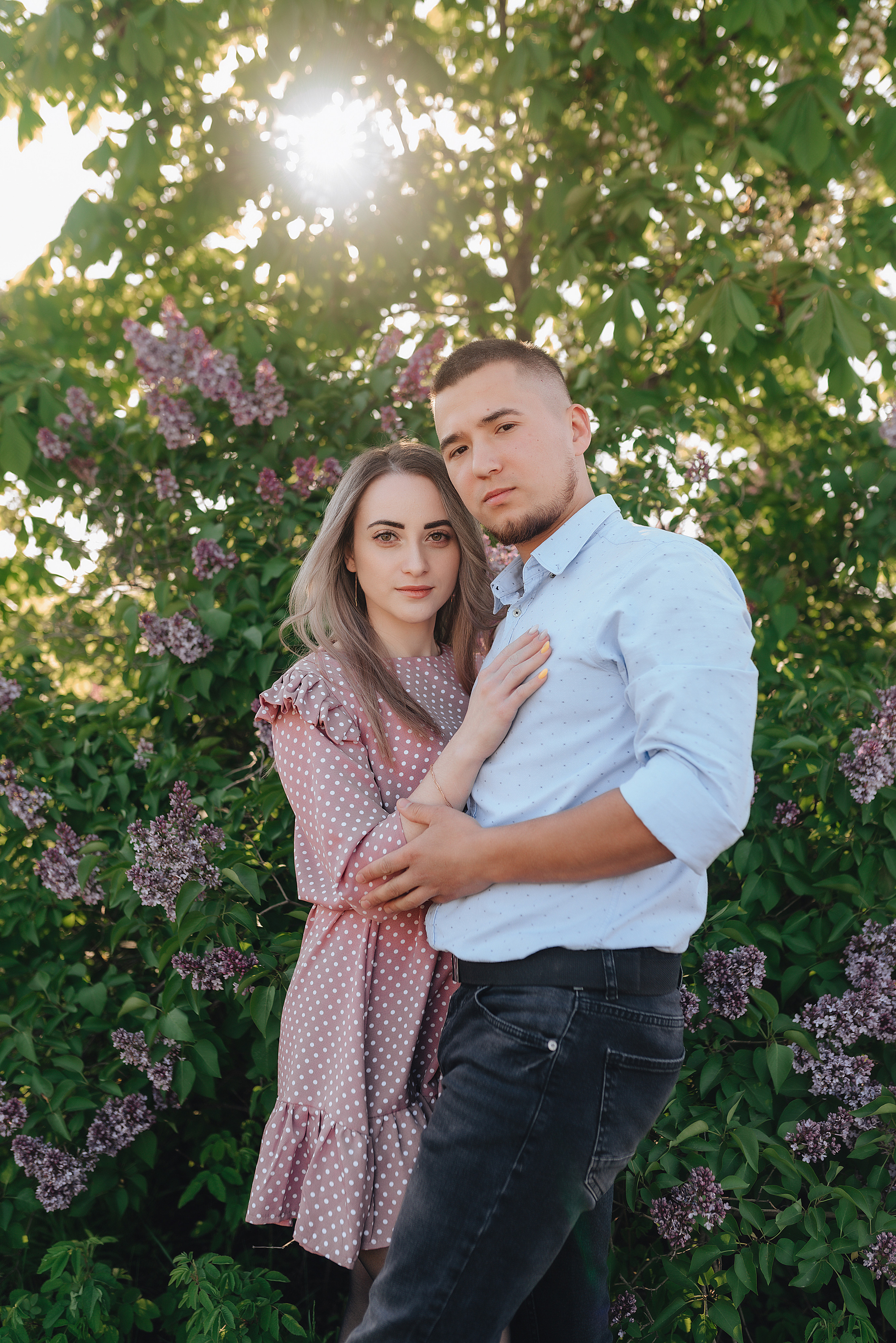 Алёна и Николай | Фото-день в сирени. Фотограф Карина Шмулёва. Воронеж и область