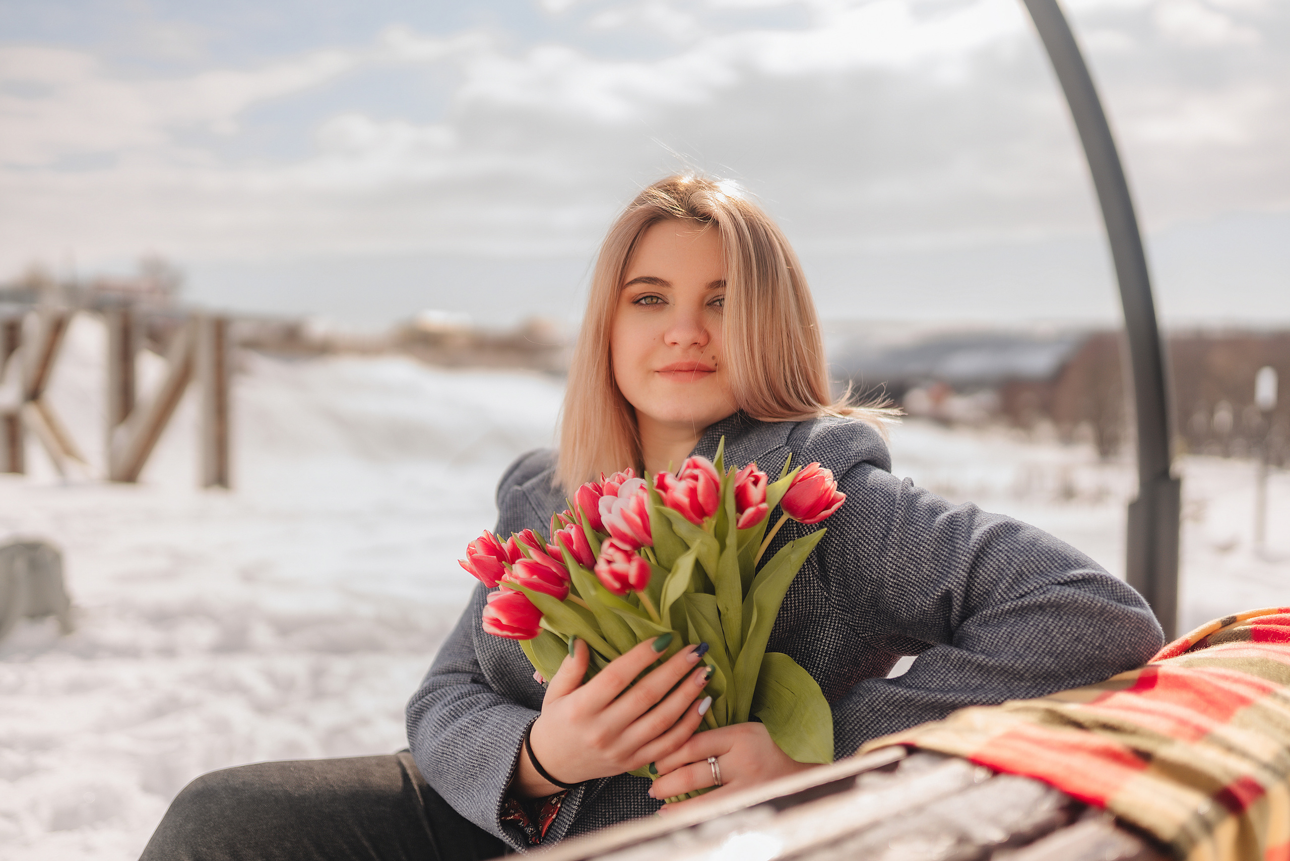 Наталья | Прогулка с тюльпанами. Фотограф Карина Шмулёва. Воронеж и область