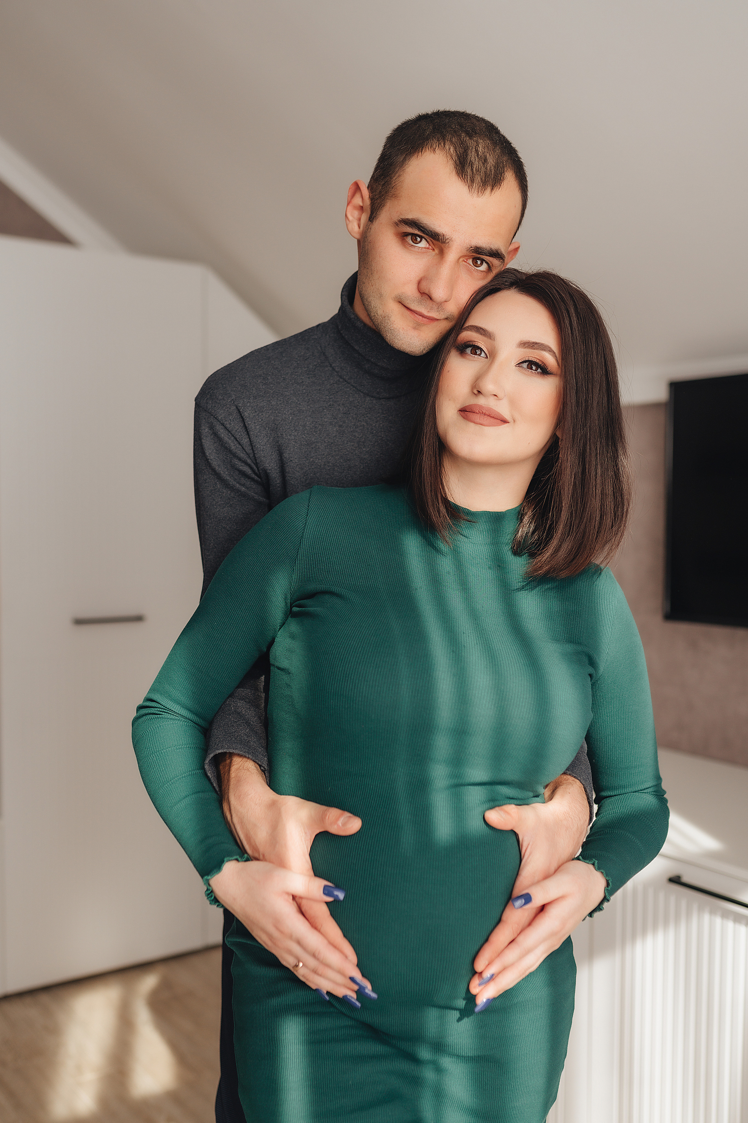 Анна и Павел | Съёмка беременности в отеле Панорама. Фотограф Карина Шмулёва. Воронеж и область