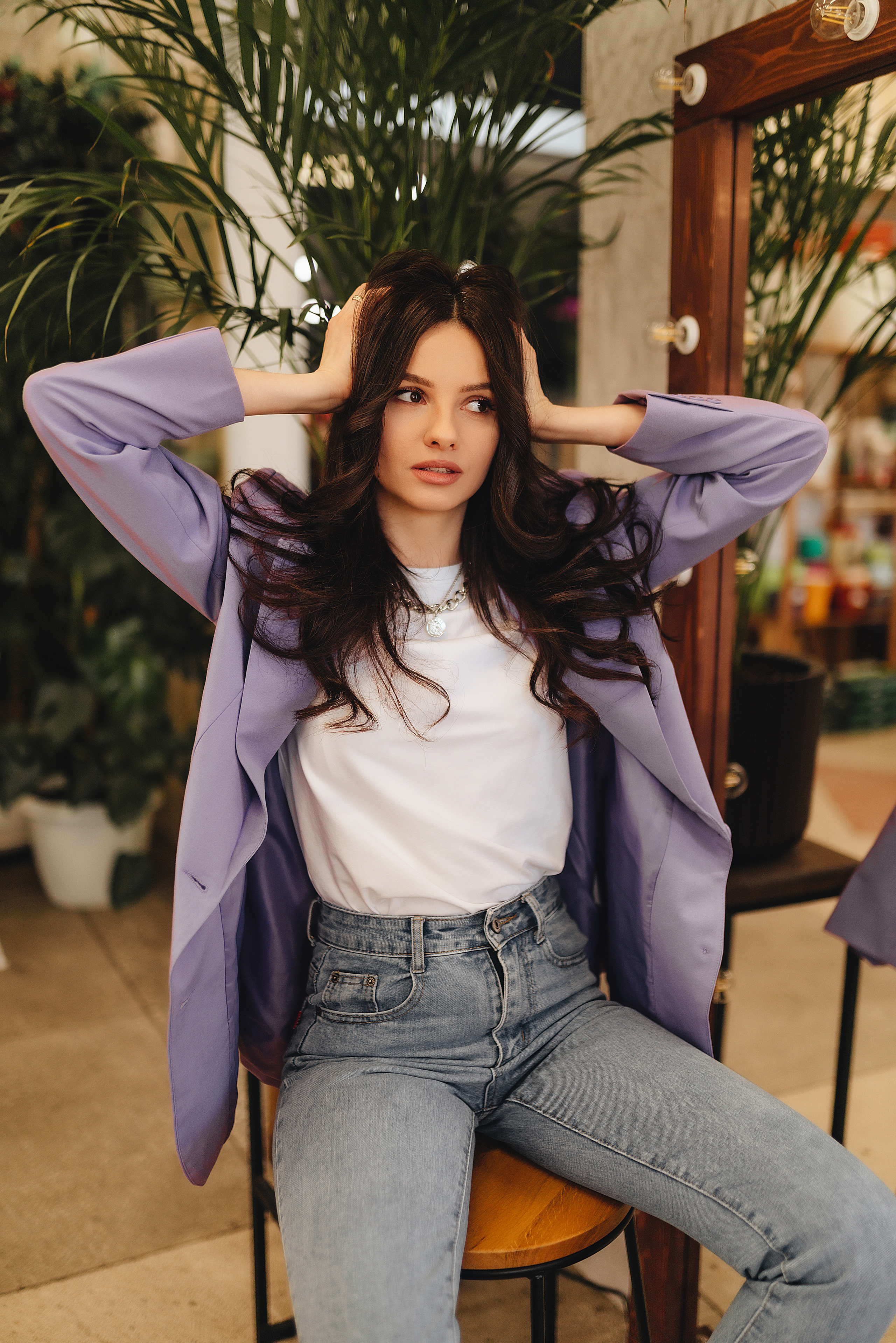 Татьяна | Съемка в цветочном магазине + прогулка. Фотограф Карина Шмулёва. Воронеж и область