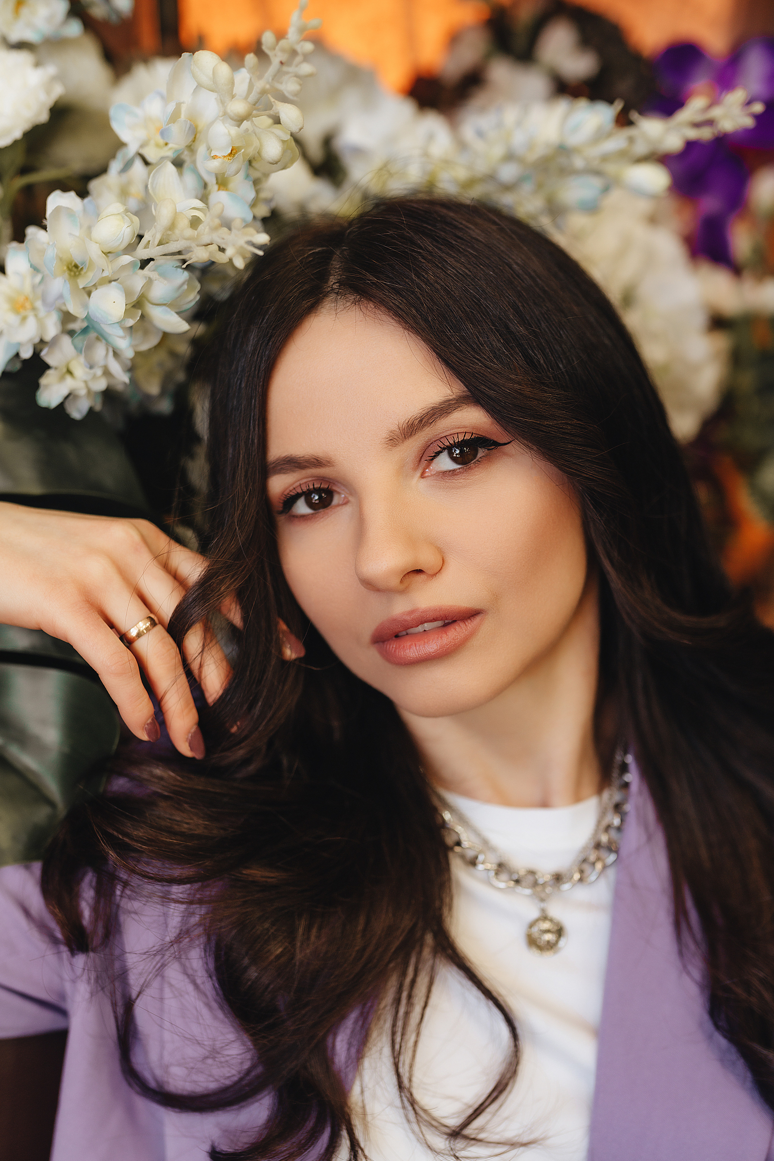 Татьяна | Съемка в цветочном магазине + прогулка. Фотограф Карина Шмулёва. Воронеж и область