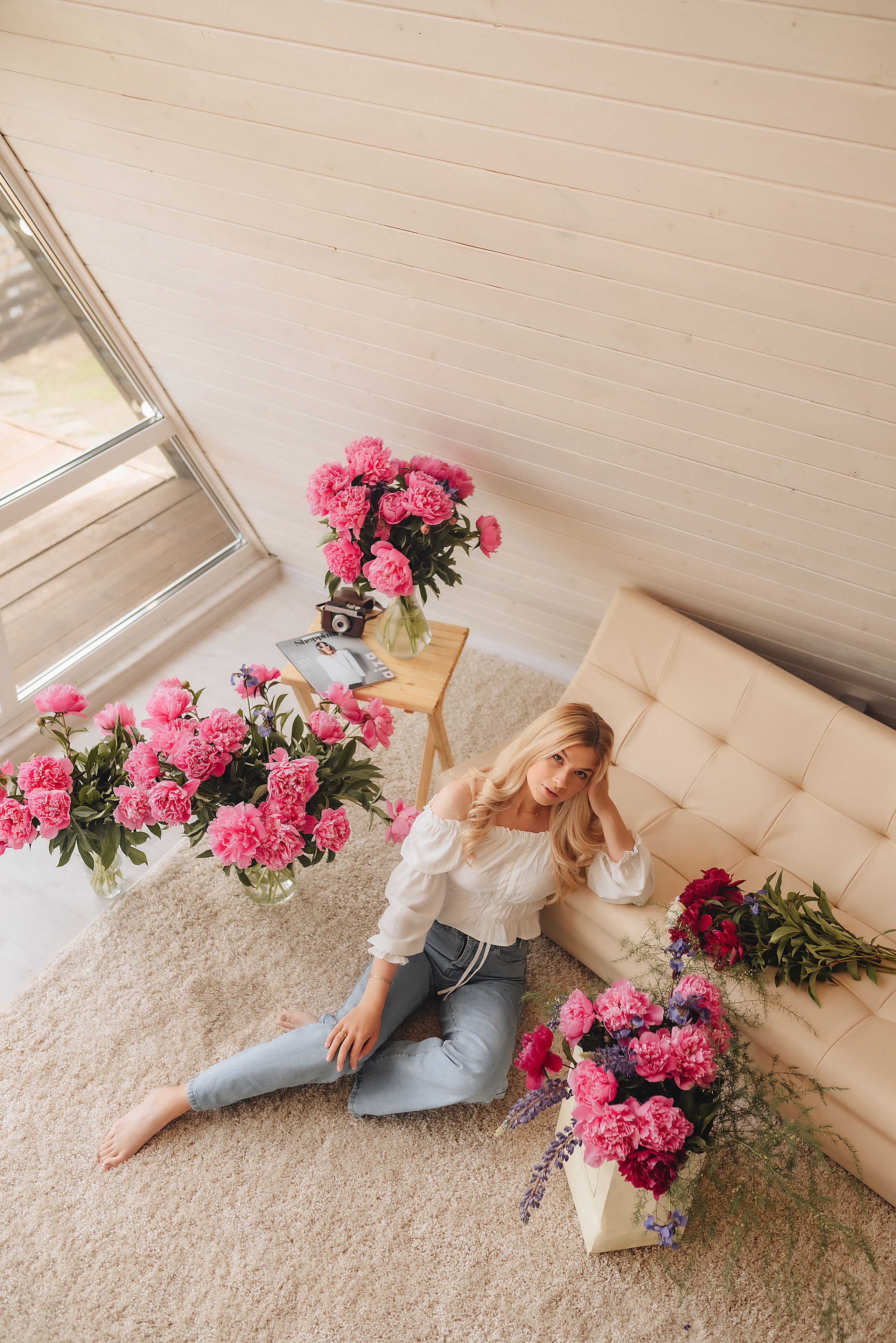 Алина | Фотодень с пионами. Фотограф Карина Шмулёва. Воронеж и область