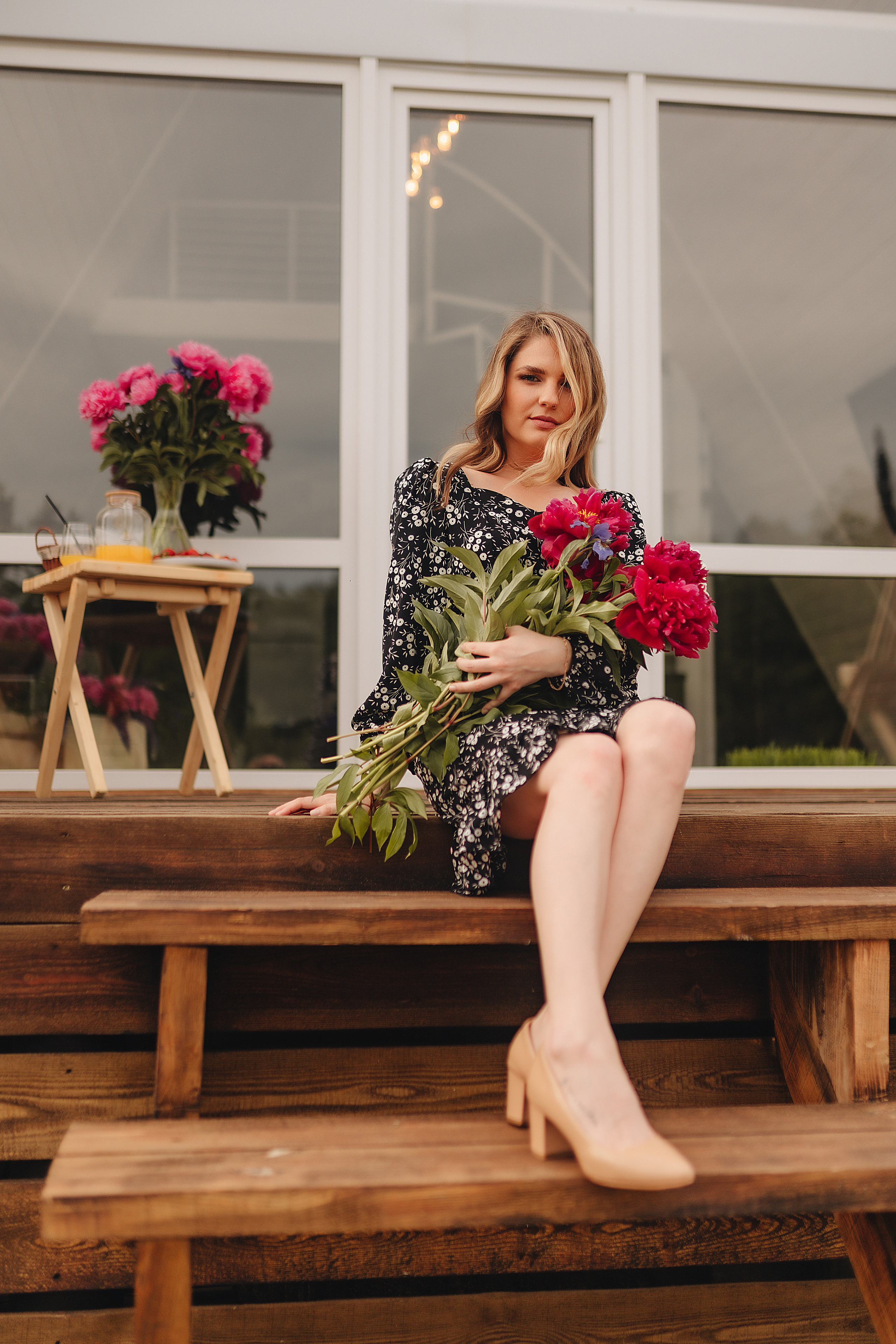 Кристина |Фотопроект с пионами. Фотограф Карина Шмулёва. Воронеж и область