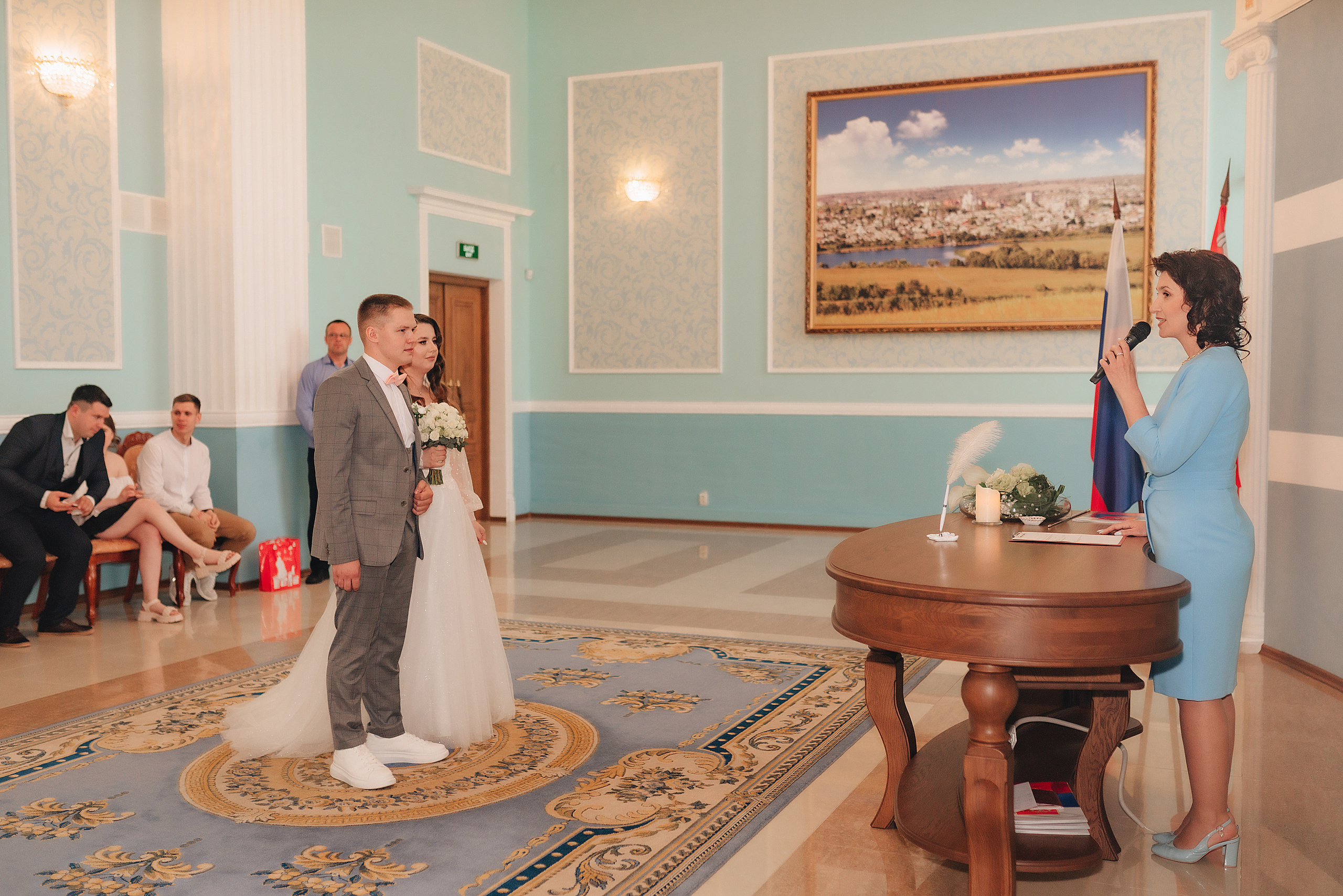 Часовая съёмка в ЗАГСе. Фотограф Карина Шмулёва. Воронеж и область