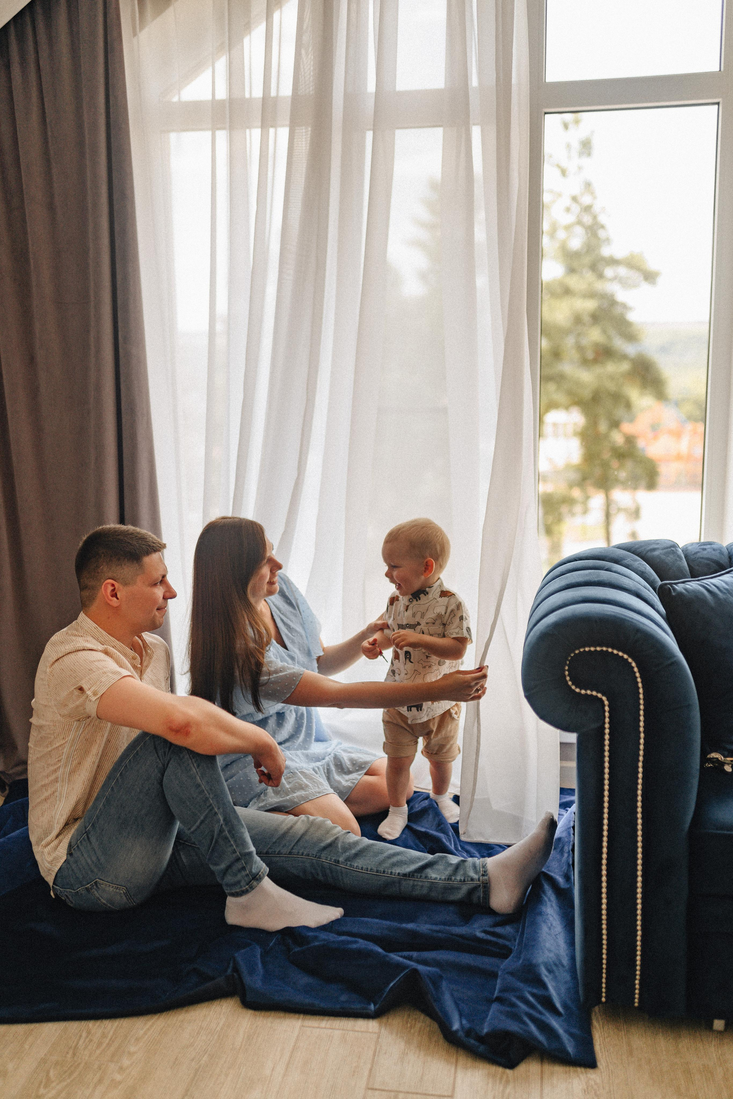 Семья Кобзевых | Отель Панорама. Фотограф Карина Шмулёва. Воронеж и область