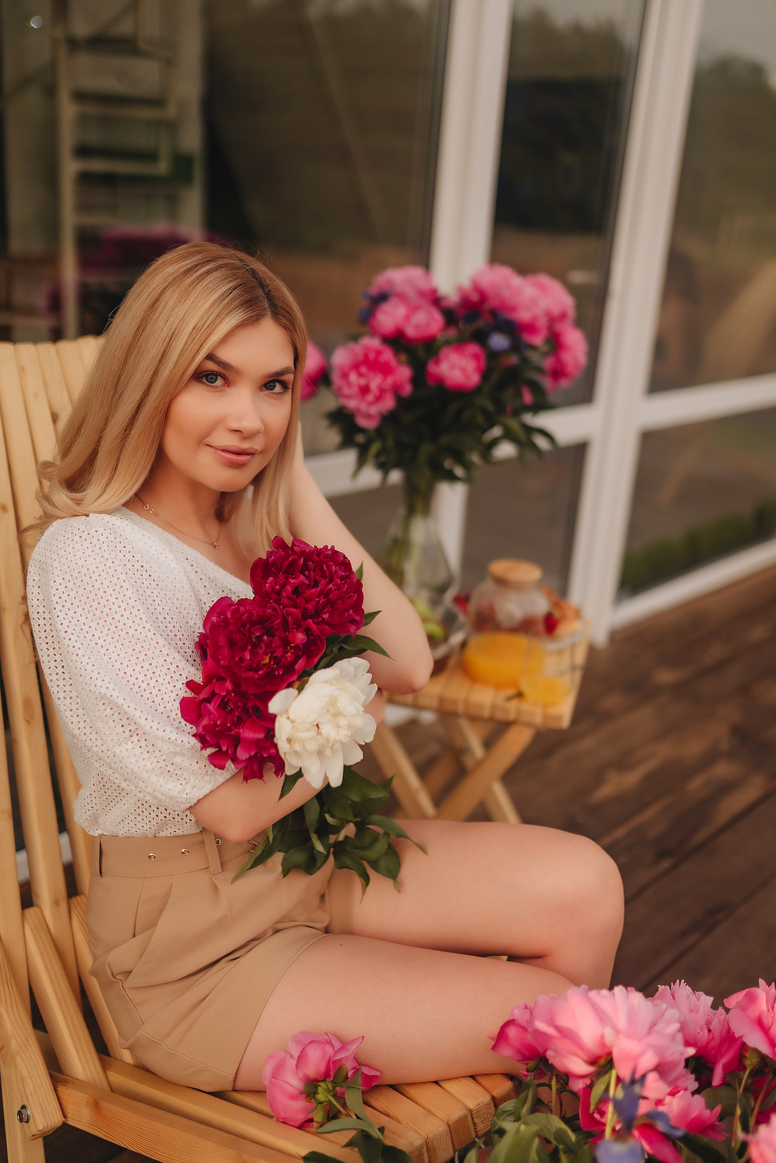 Алина | Фотодень с пионами. Фотограф Карина Шмулёва. Воронеж и область