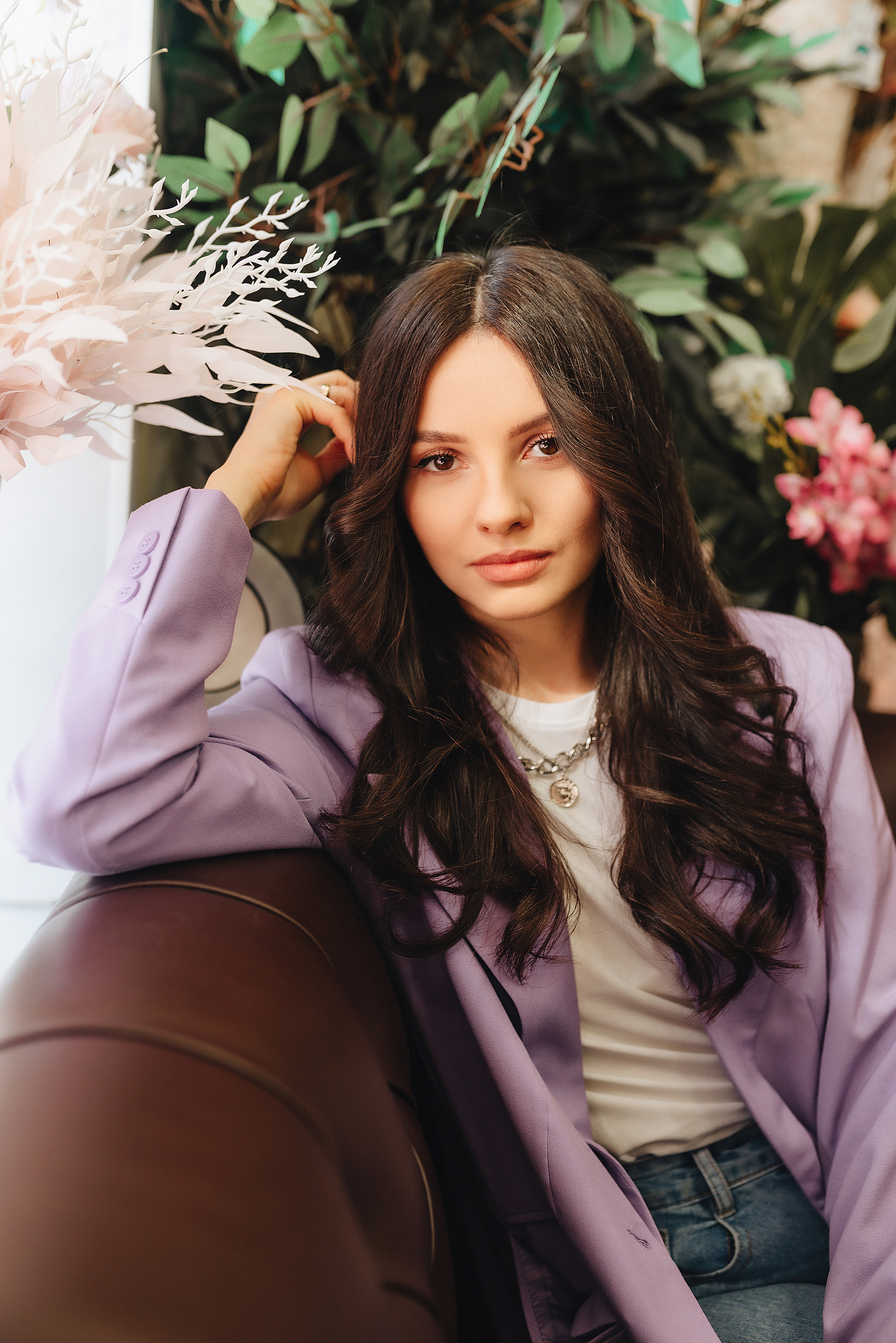 Татьяна | Съемка в цветочном магазине + прогулка. Фотограф Карина Шмулёва. Воронеж и область