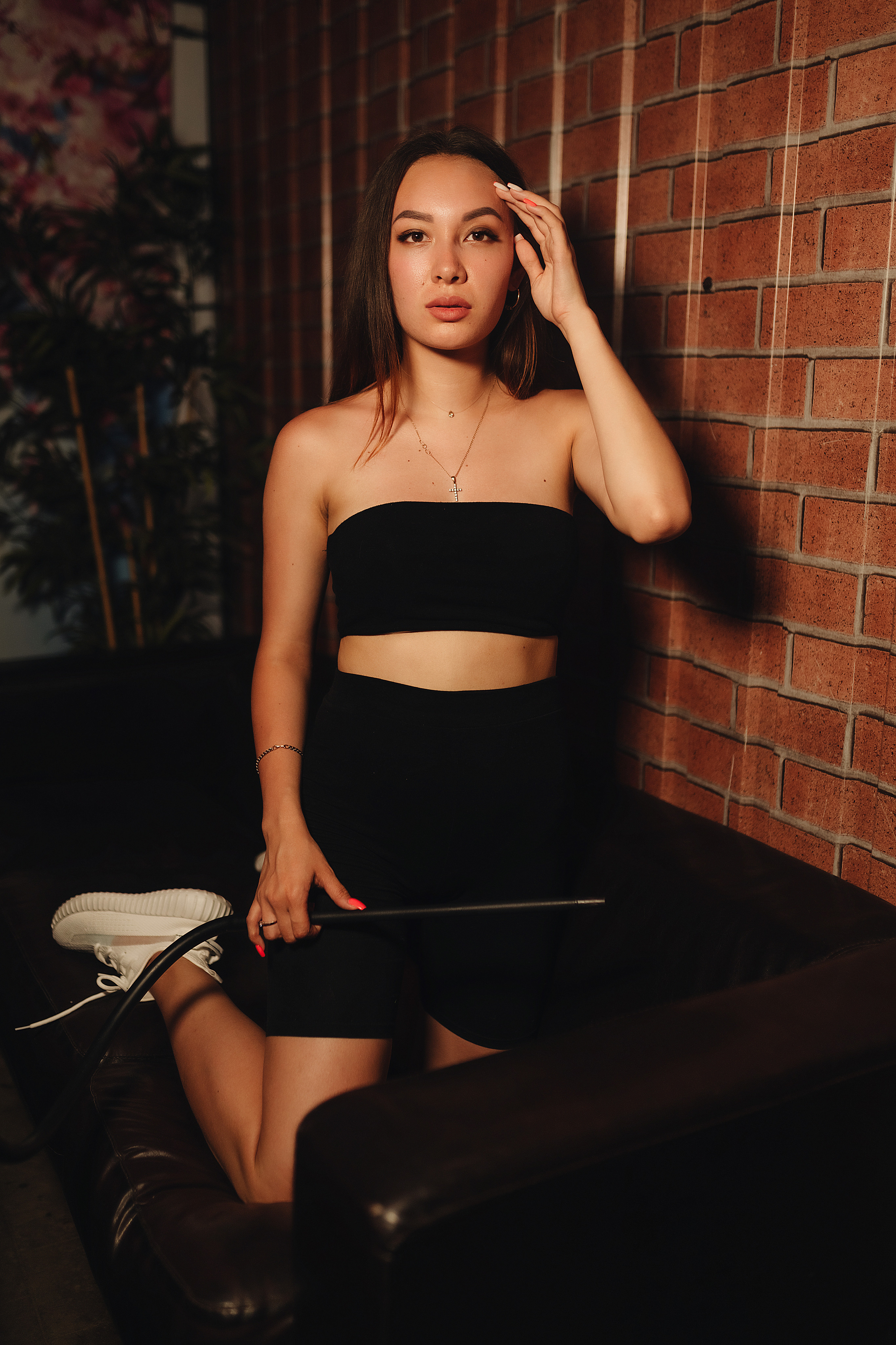 Ольга | Фотосессия с кальяном в летнем кафе. Фотограф Карина Шмулёва. Воронеж и область