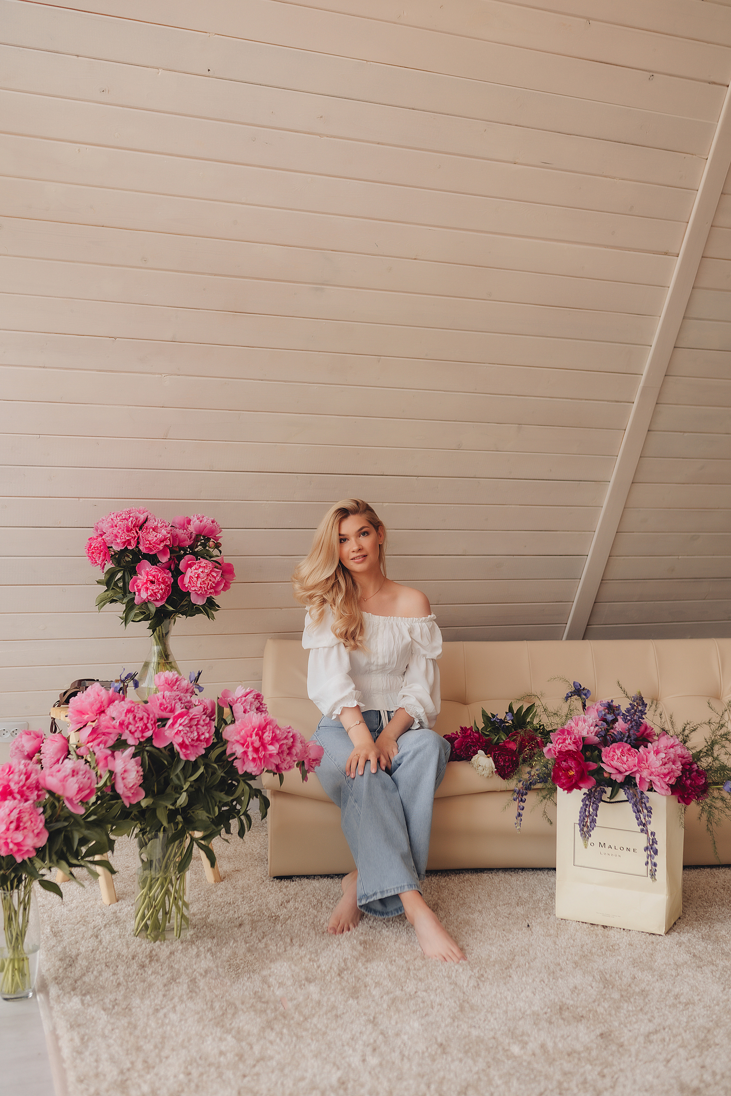 Алина | Фотодень с пионами. Фотограф Карина Шмулёва. Воронеж и область