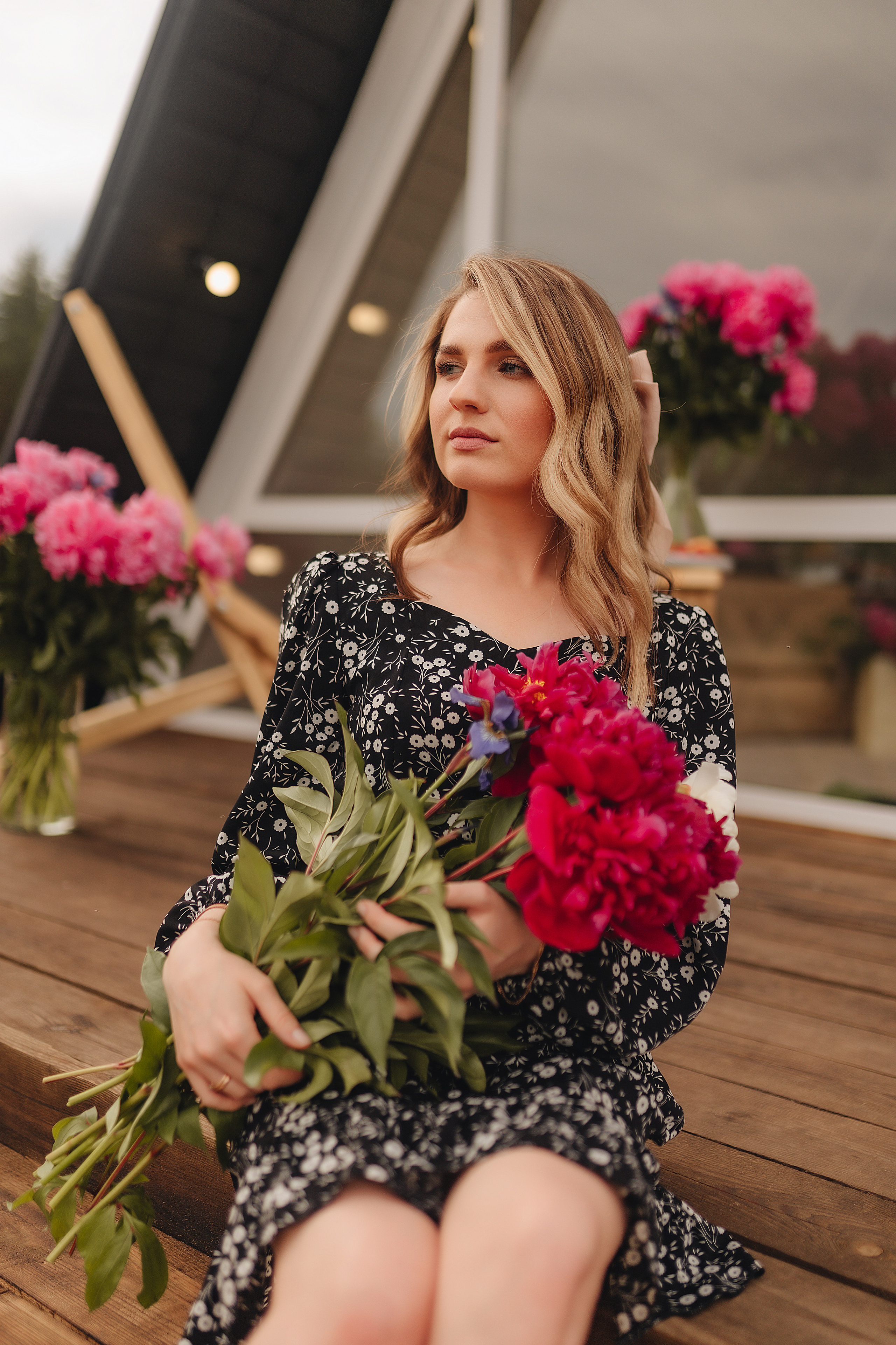 Кристина |Фотопроект с пионами. Фотограф Карина Шмулёва. Воронеж и область