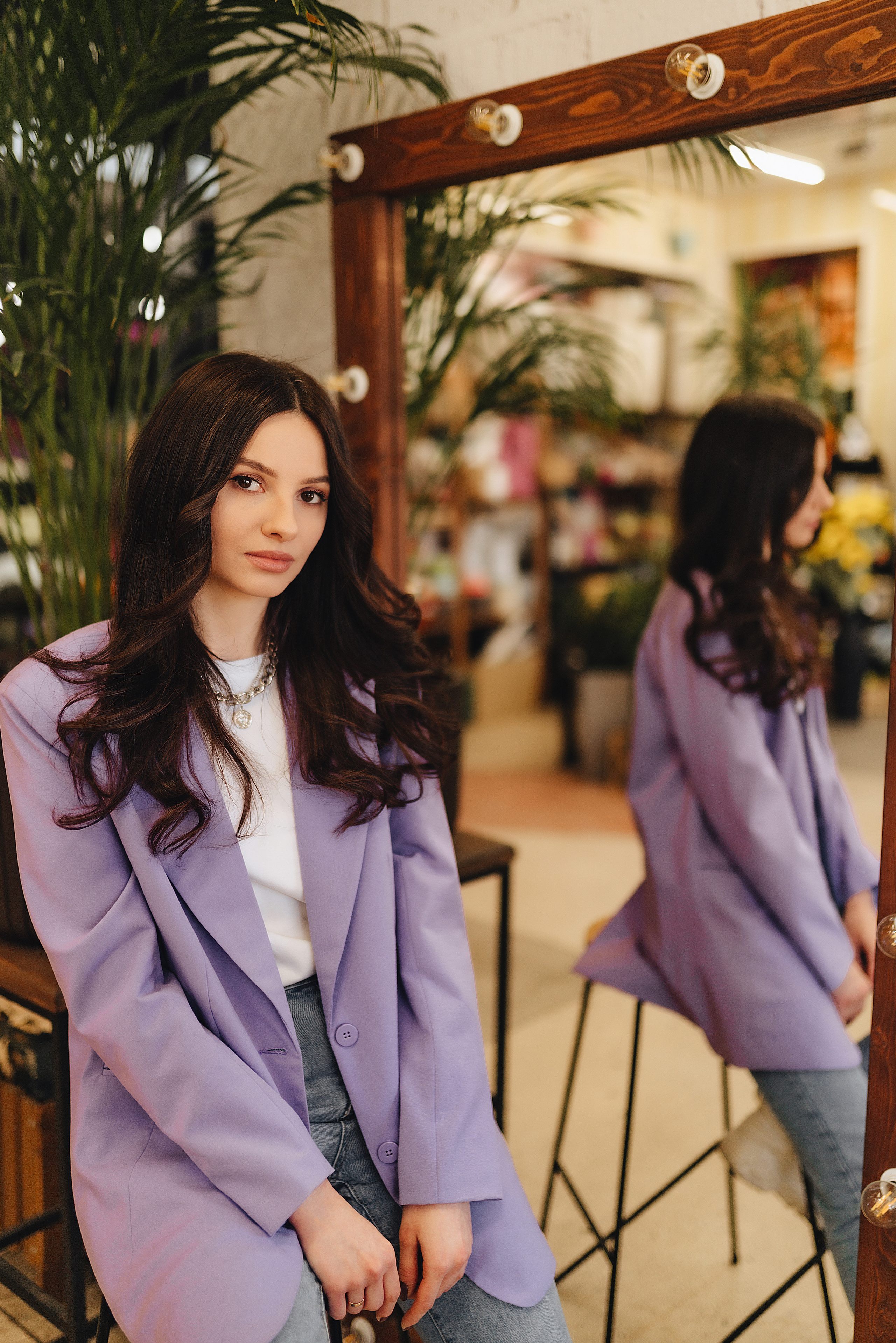 Татьяна | Съемка в цветочном магазине + прогулка. Фотограф Карина Шмулёва. Воронеж и область