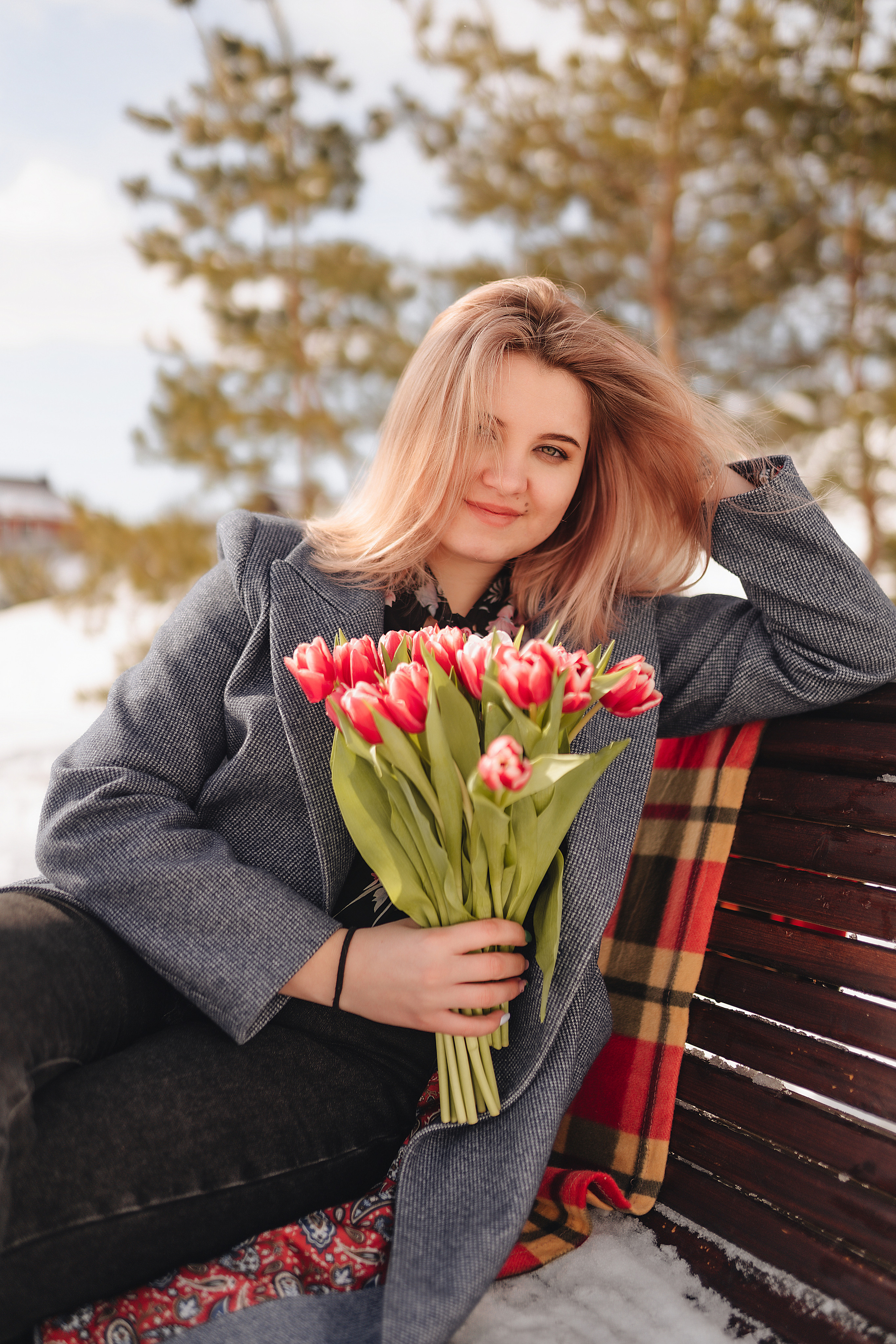 Наталья | Прогулка с тюльпанами. Фотограф Карина Шмулёва. Воронеж и область