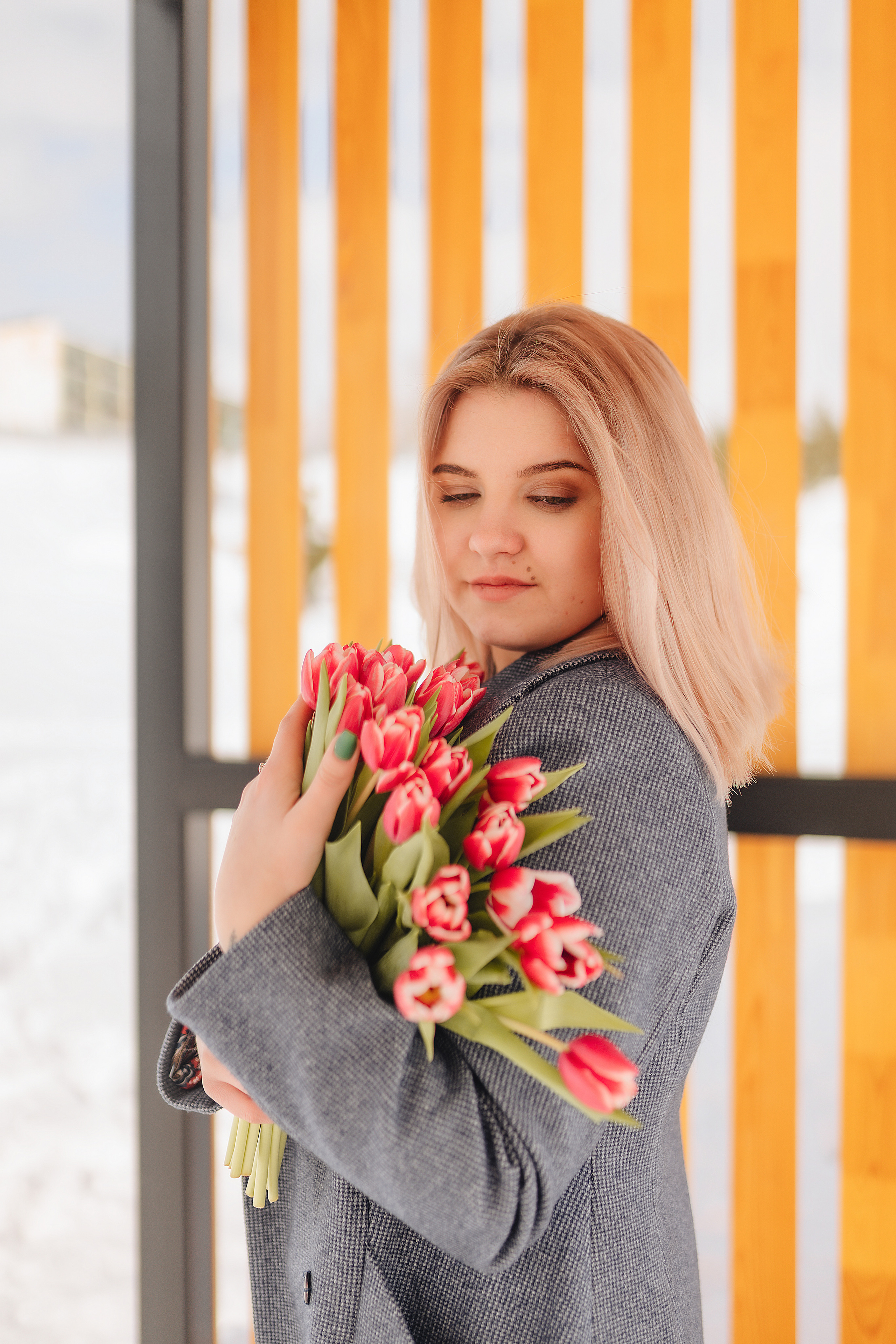 Наталья | Прогулка с тюльпанами. Фотограф Карина Шмулёва. Воронеж и область