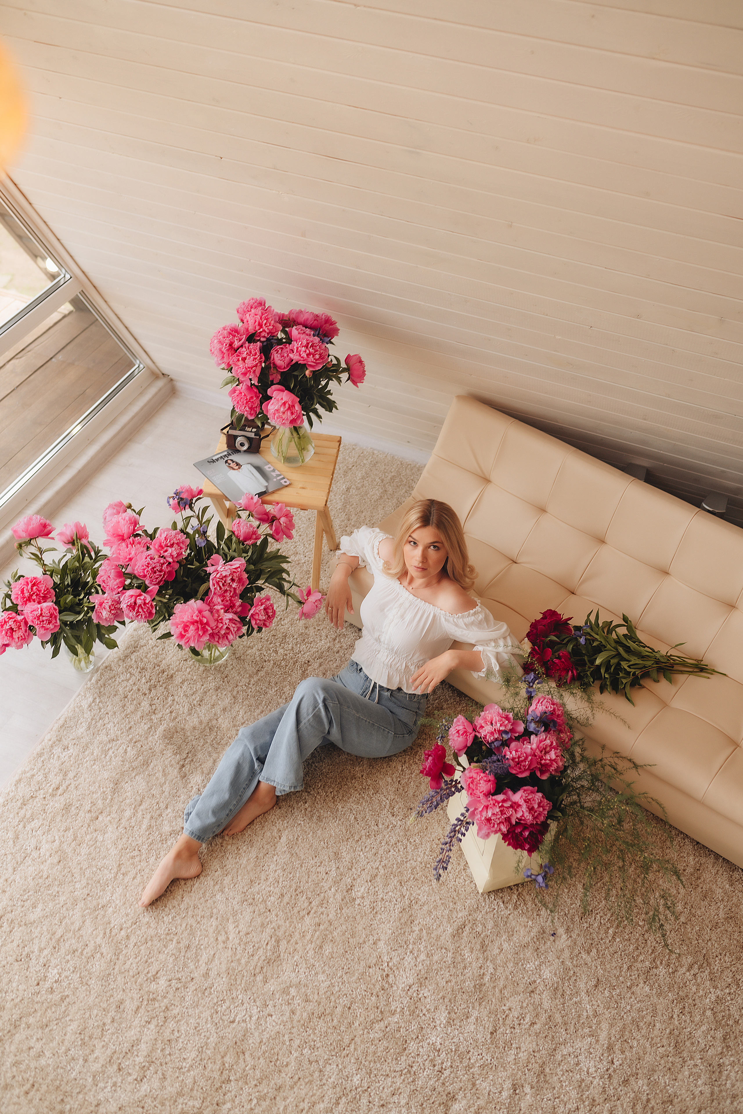 Алина | Фотодень с пионами. Фотограф Карина Шмулёва. Воронеж и область