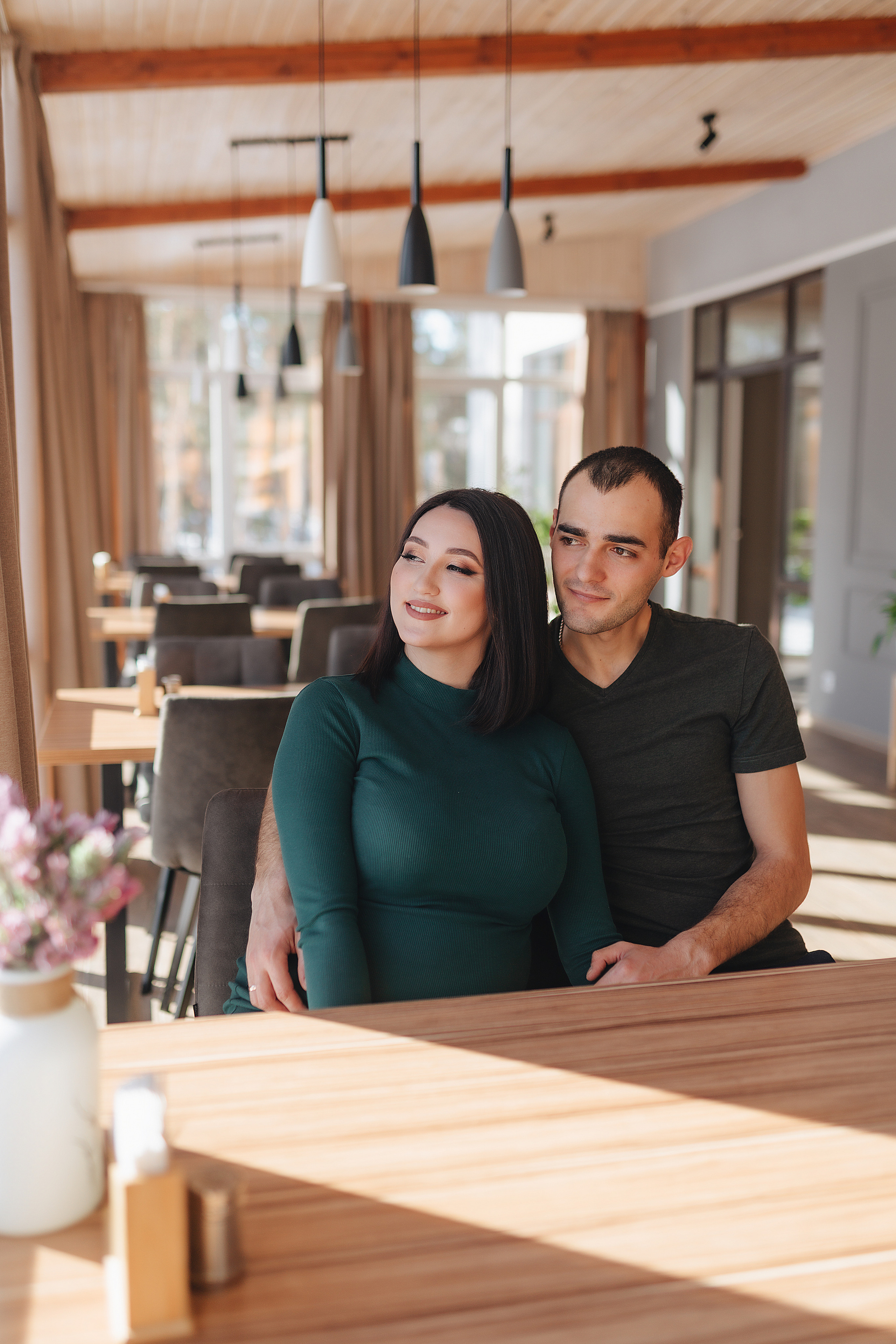 Анна и Павел | Съёмка беременности в отеле Панорама. Фотограф Карина Шмулёва. Воронеж и область