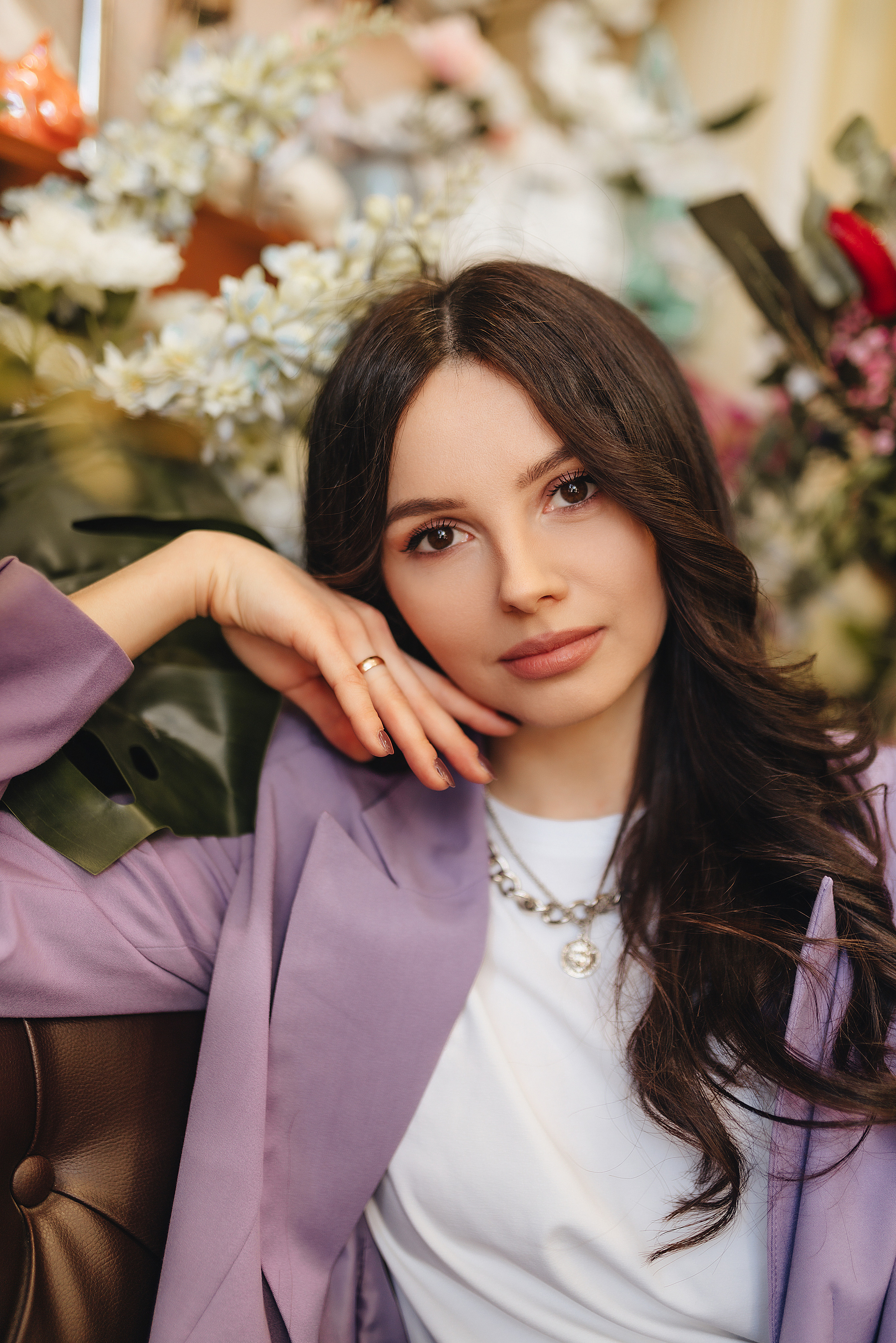 Татьяна | Съемка в цветочном магазине + прогулка. Фотограф Карина Шмулёва. Воронеж и область