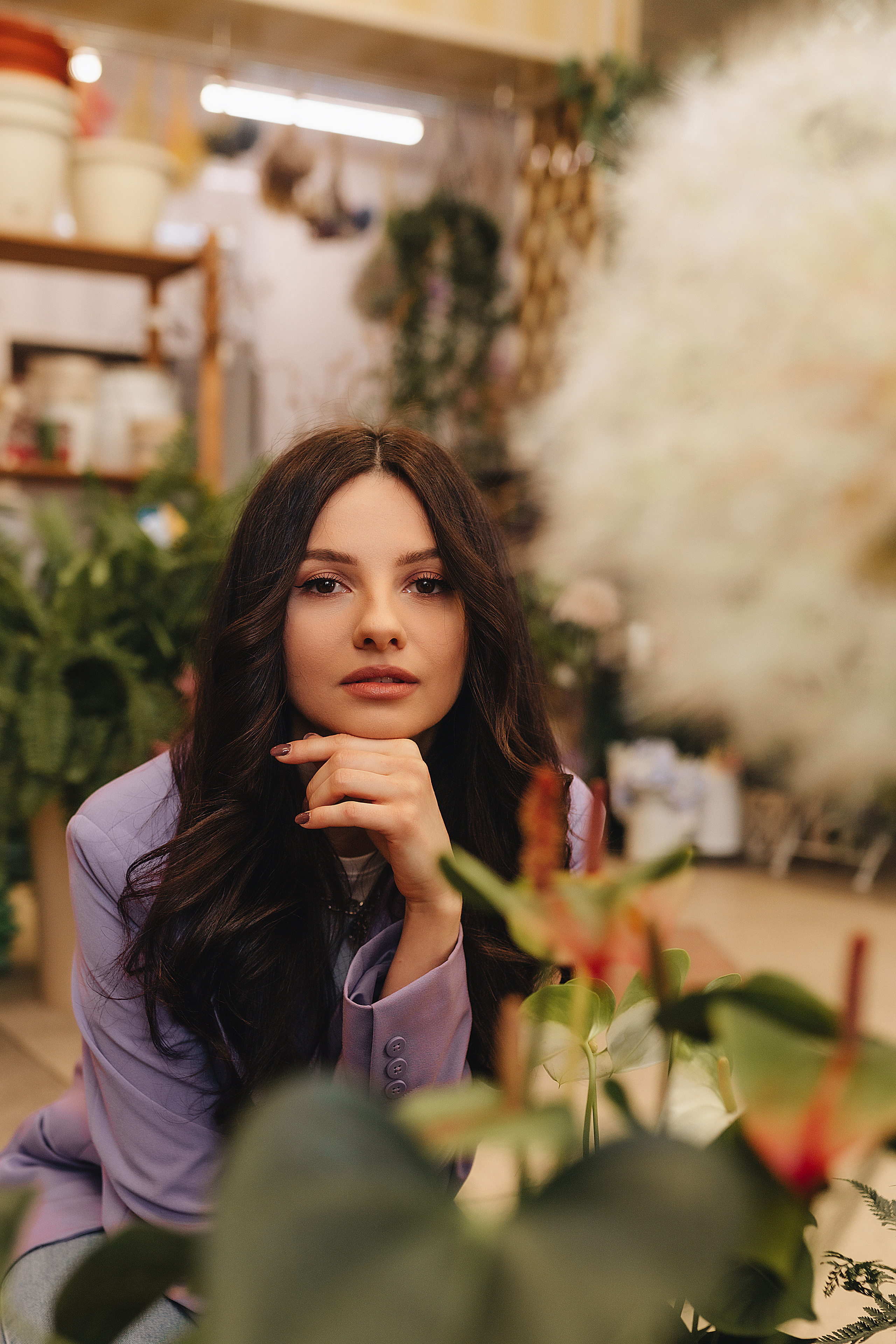 Татьяна | Съемка в цветочном магазине + прогулка. Фотограф Карина Шмулёва. Воронеж и область