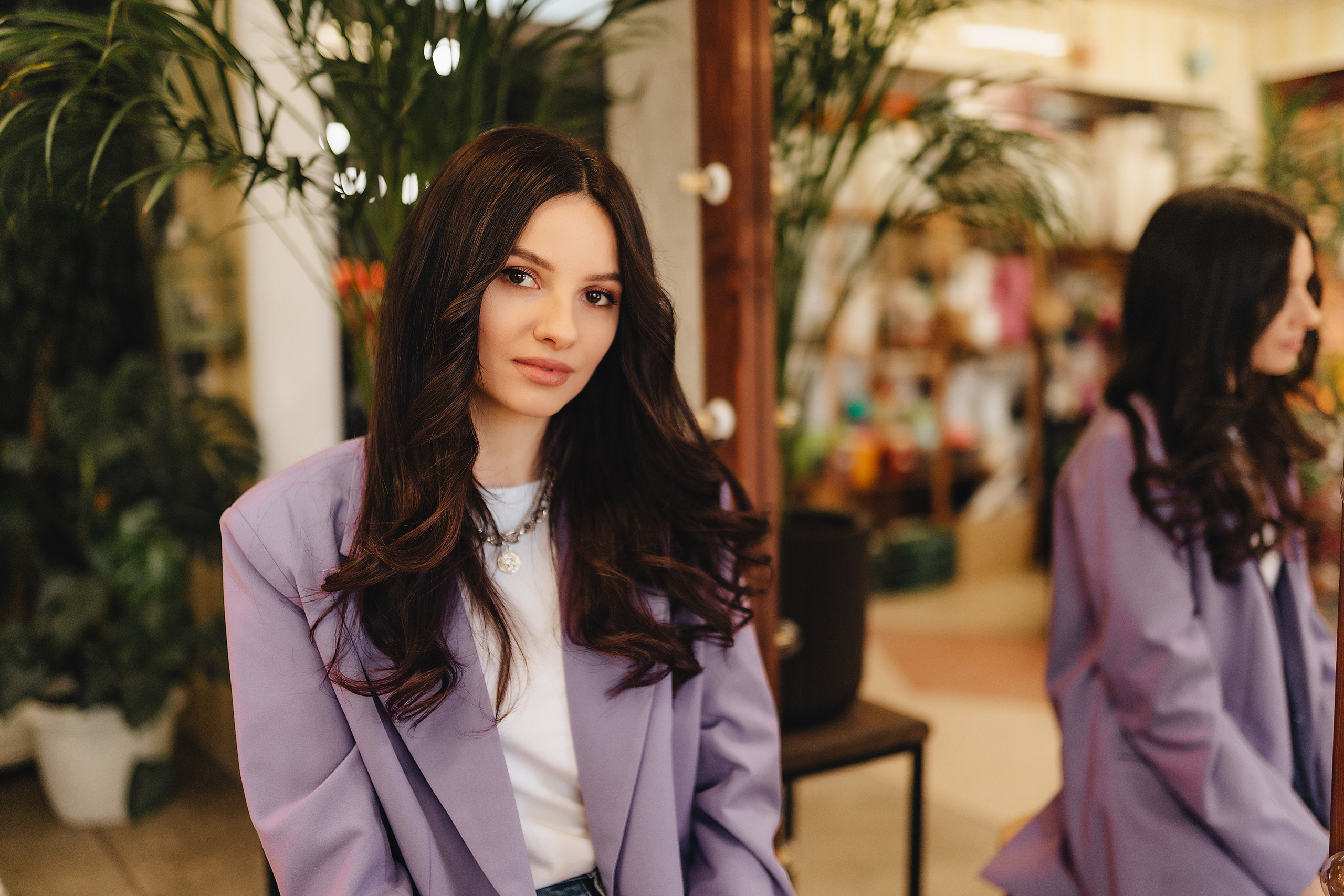 Татьяна | Съемка в цветочном магазине + прогулка. Фотограф Карина Шмулёва. Воронеж и область